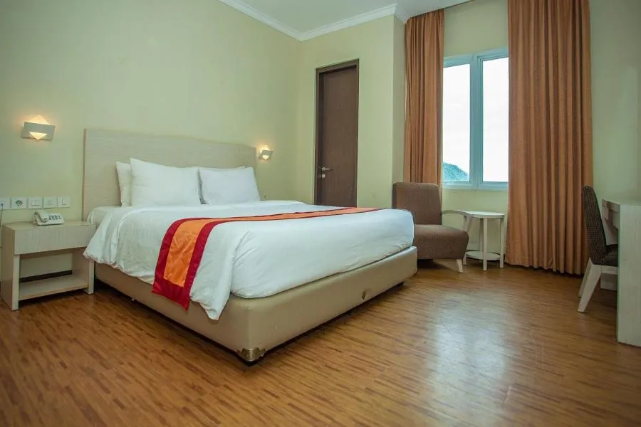 Bed in Hotel Grand Q Gorontalo