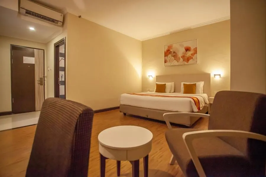 Bed in Hotel Grand Q Gorontalo