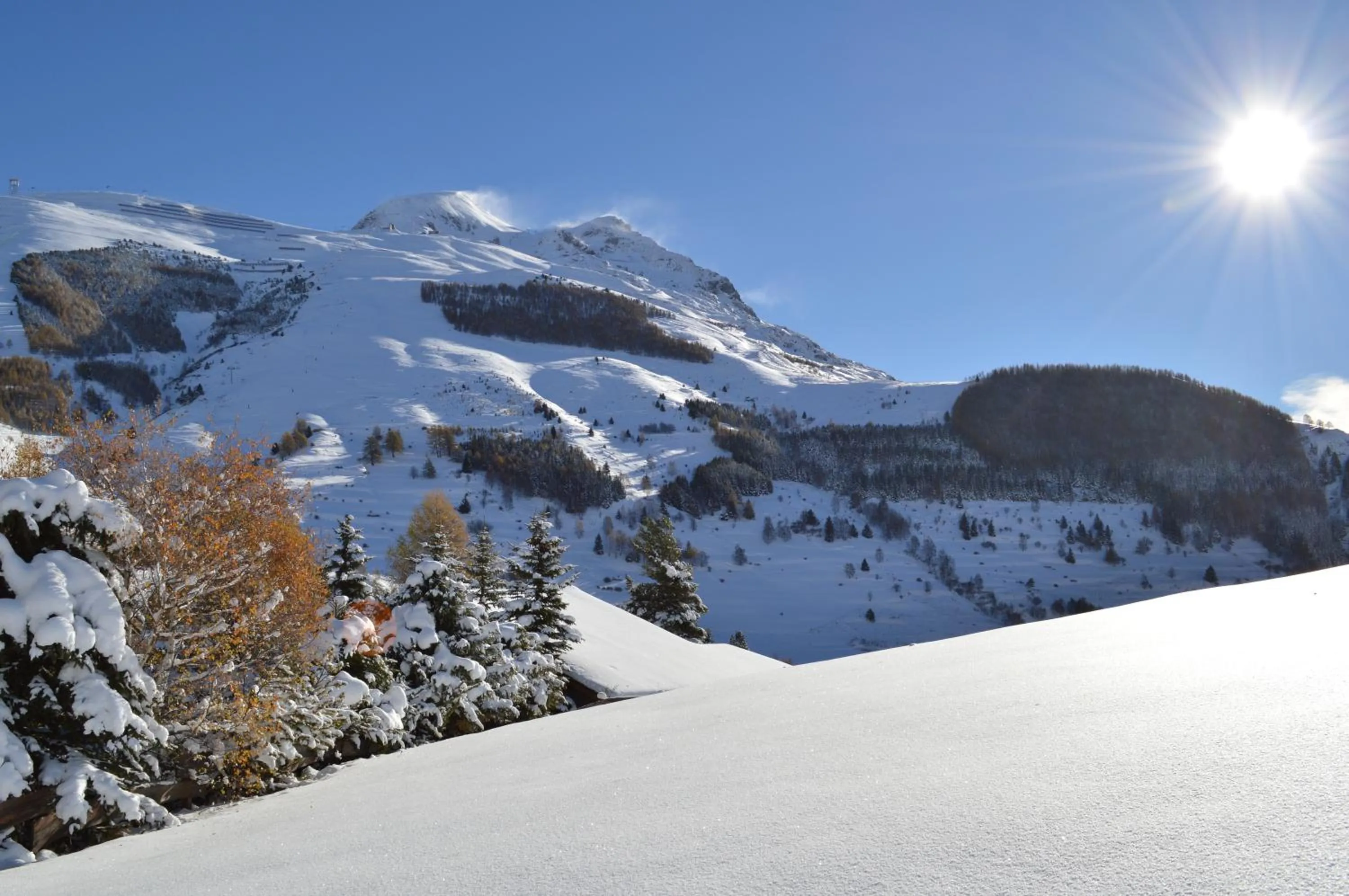 Mountain view in Hôtel Serre Palas