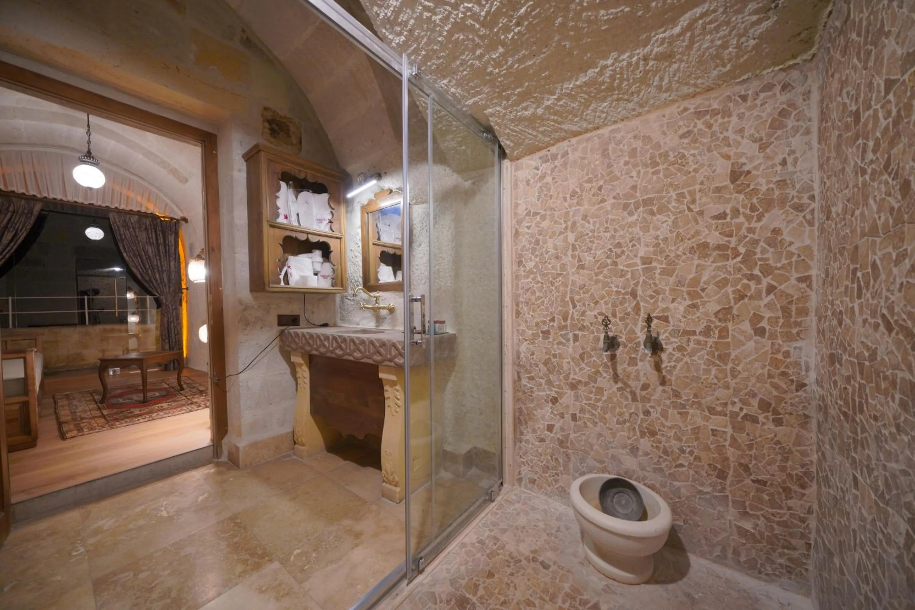 Bathroom in Fairyland Cave Hotel