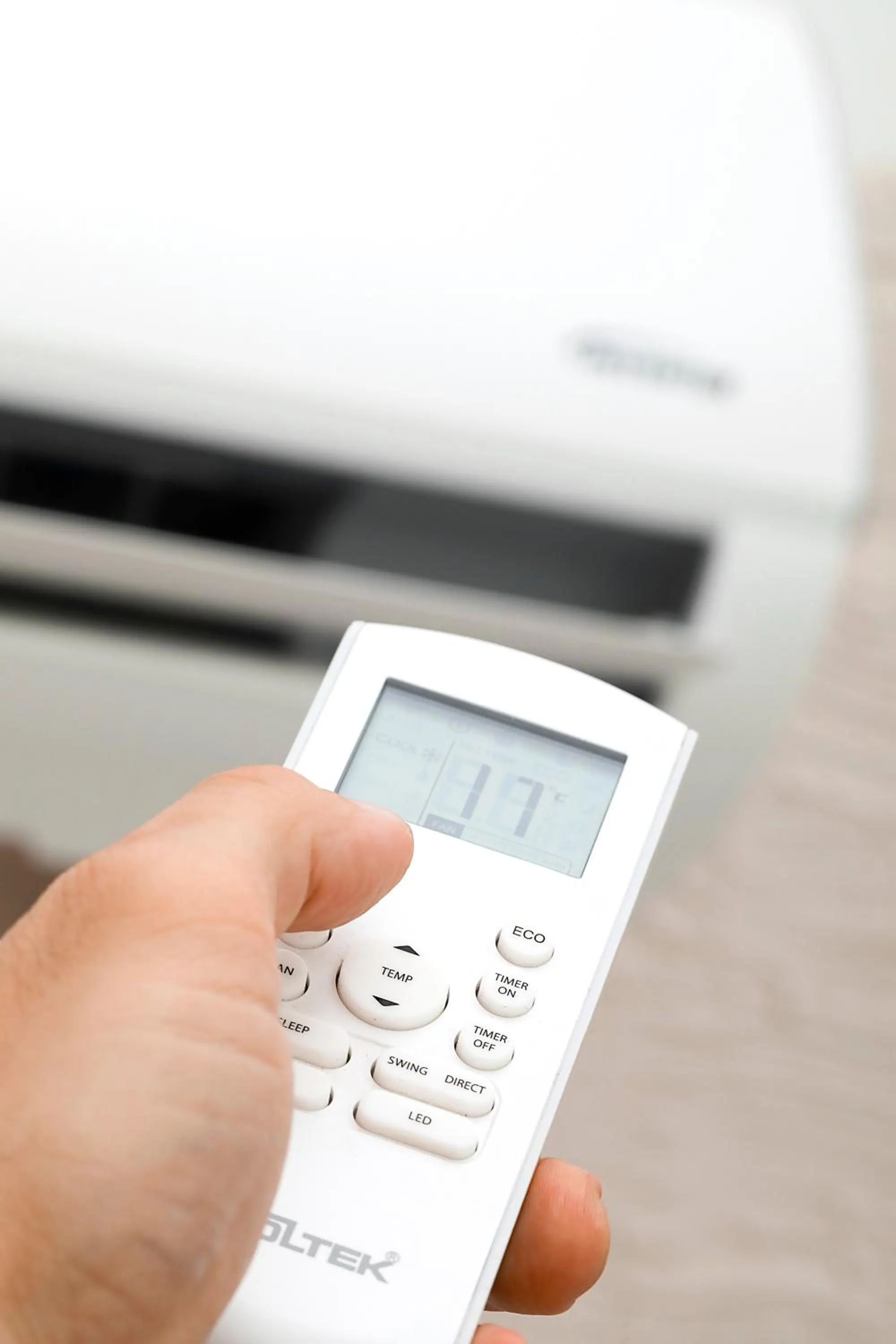 air conditioner in Igloo Beach Lodge