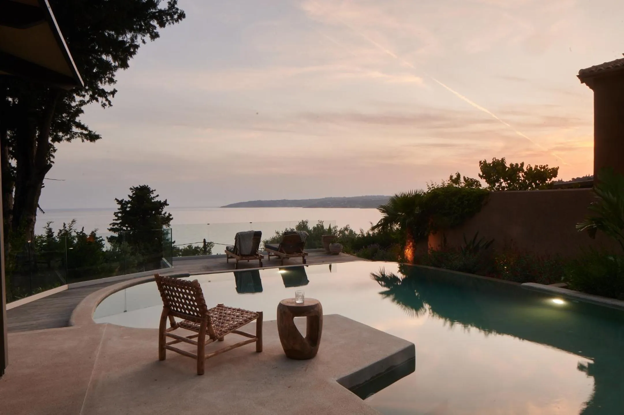 Pool view in F ZEEN Kefalonia