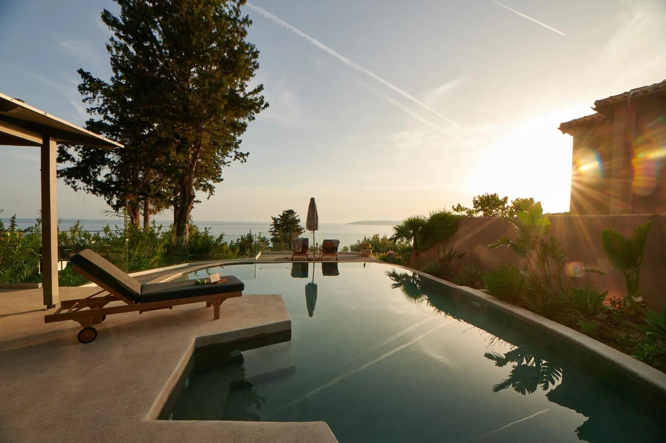 Pool view in F ZEEN Kefalonia