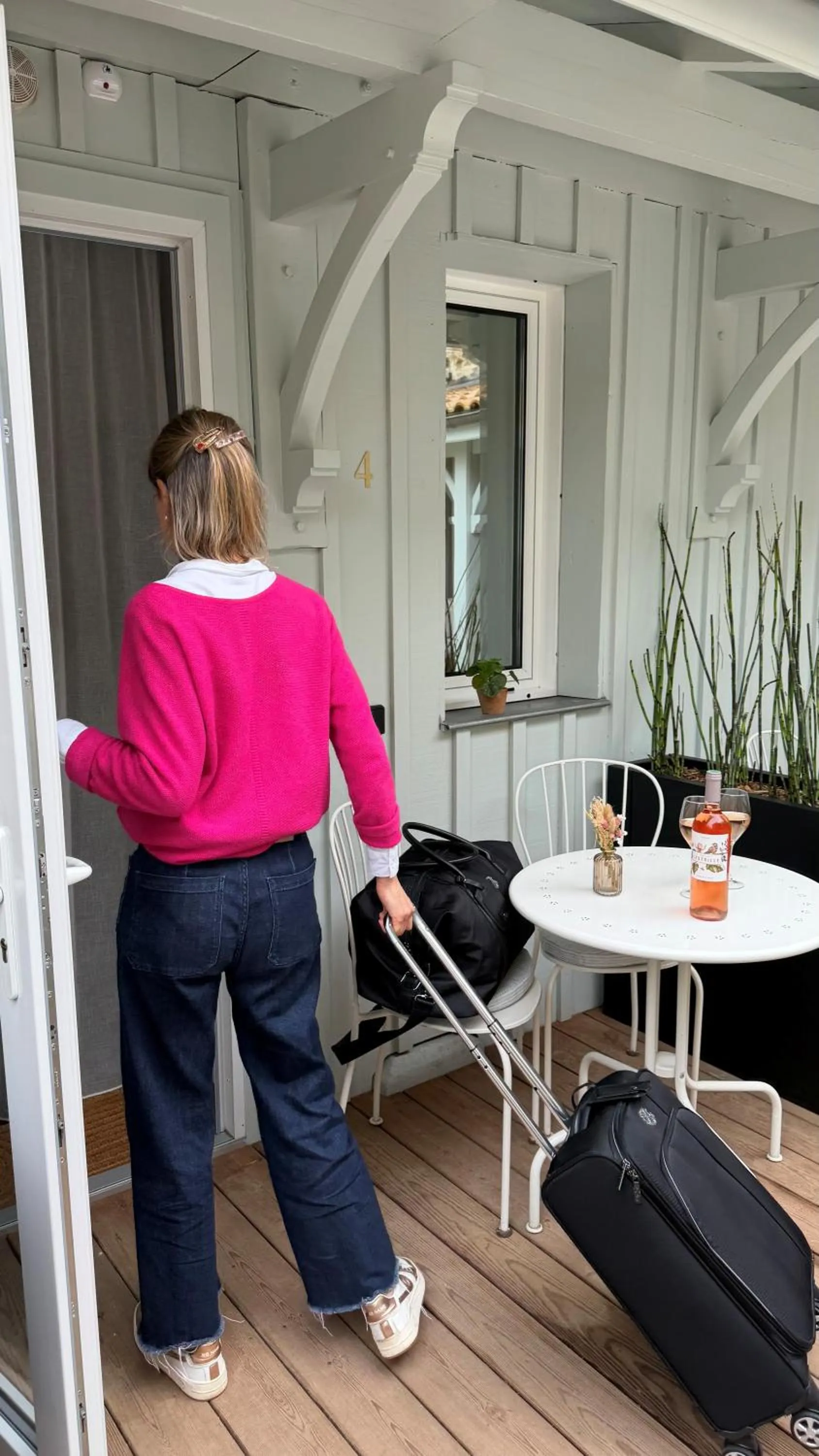 Patio in Hôtel Le Clos Huguerie - Boutique Hôtel - Bordeaux Centre