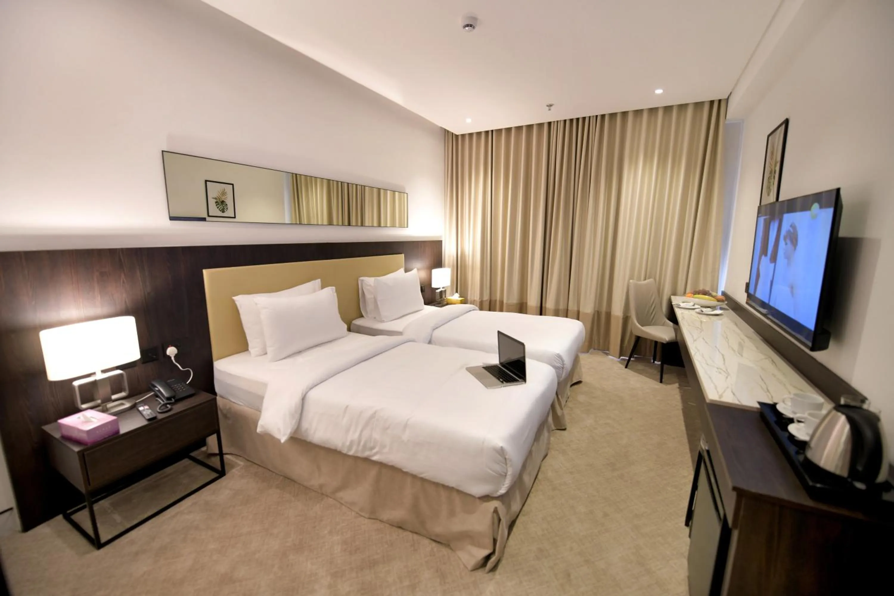 Bed in Carlton Tower Hotel Kuwait