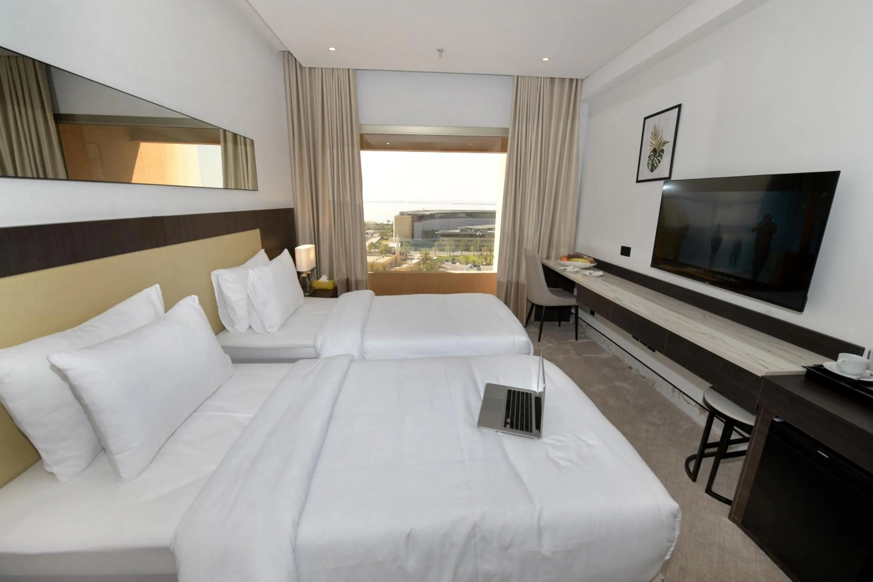 Bed in Carlton Tower Hotel Kuwait