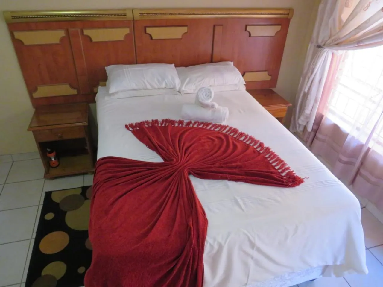 Bed in Kgatholoha guest house