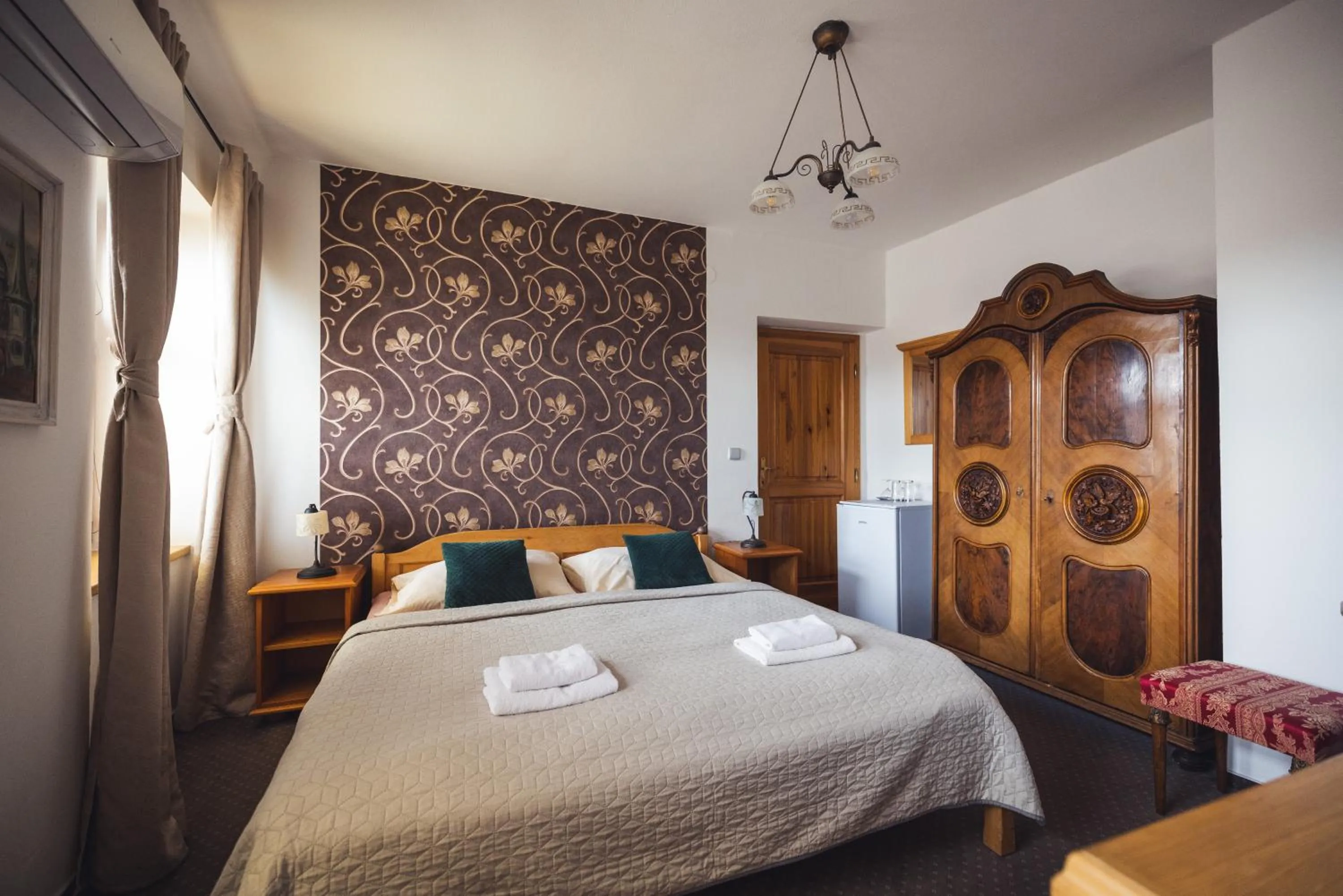 Bed in Penzion U Papoušků