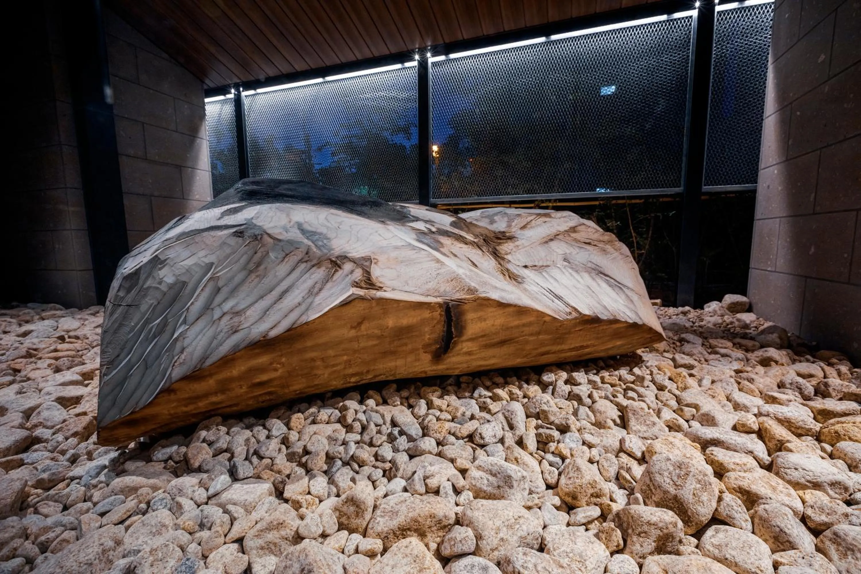 Decorative detail in ONSEN RYOKAN Yuen Sapporo