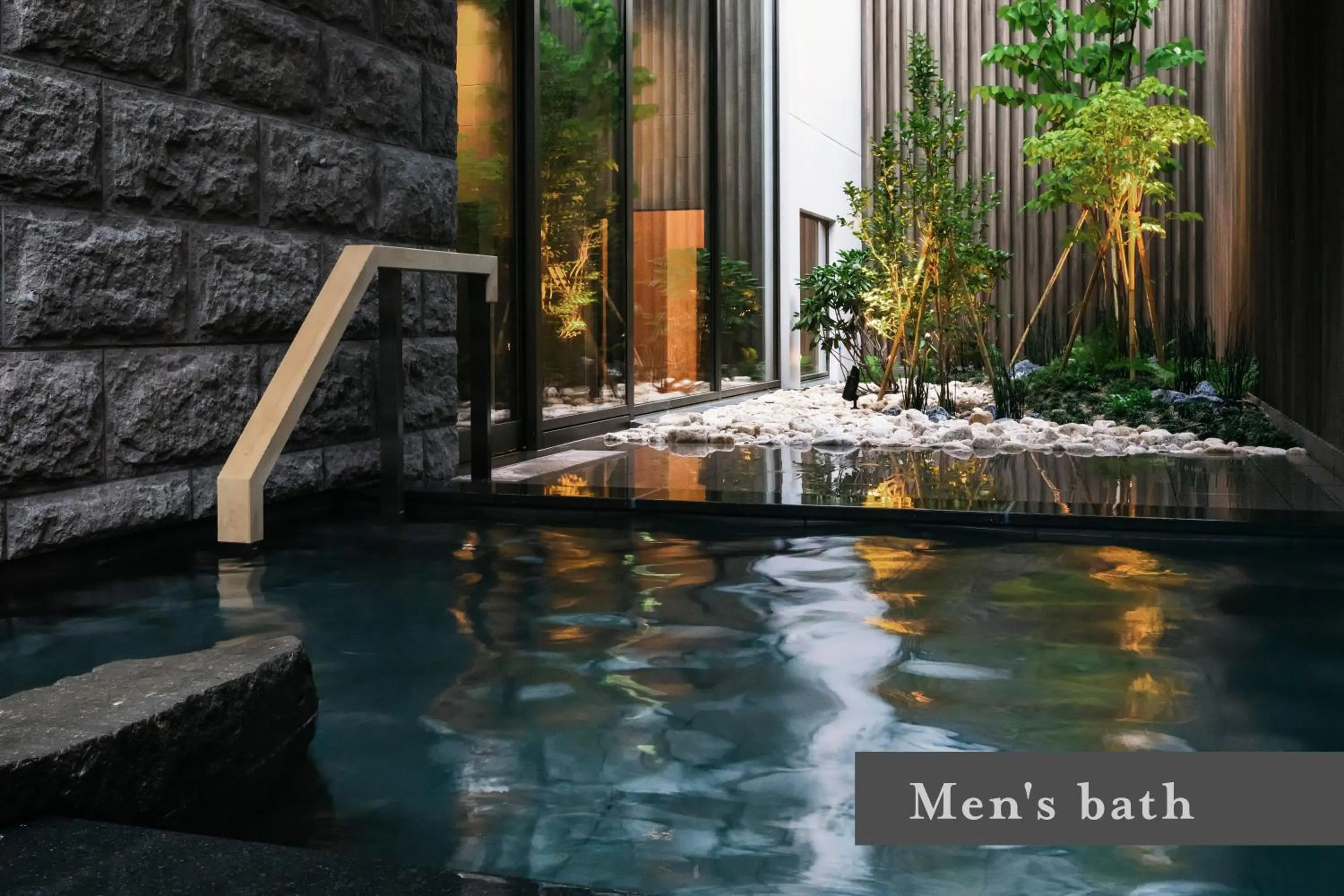 Hot Spring Bath in ONSEN RYOKAN Yuen Sapporo