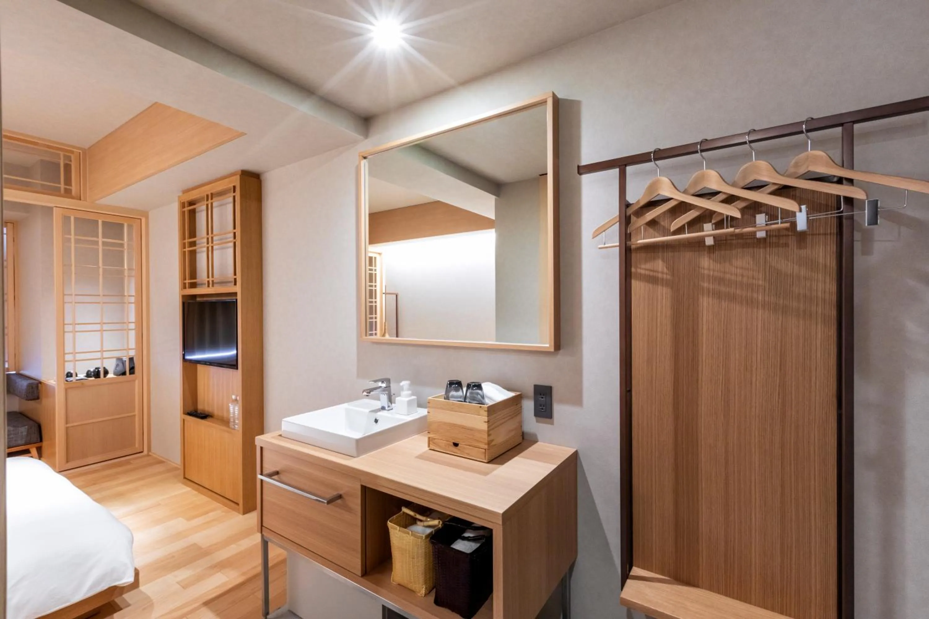 Photo of the whole room, Bed in ONSEN RYOKAN Yuen Sapporo