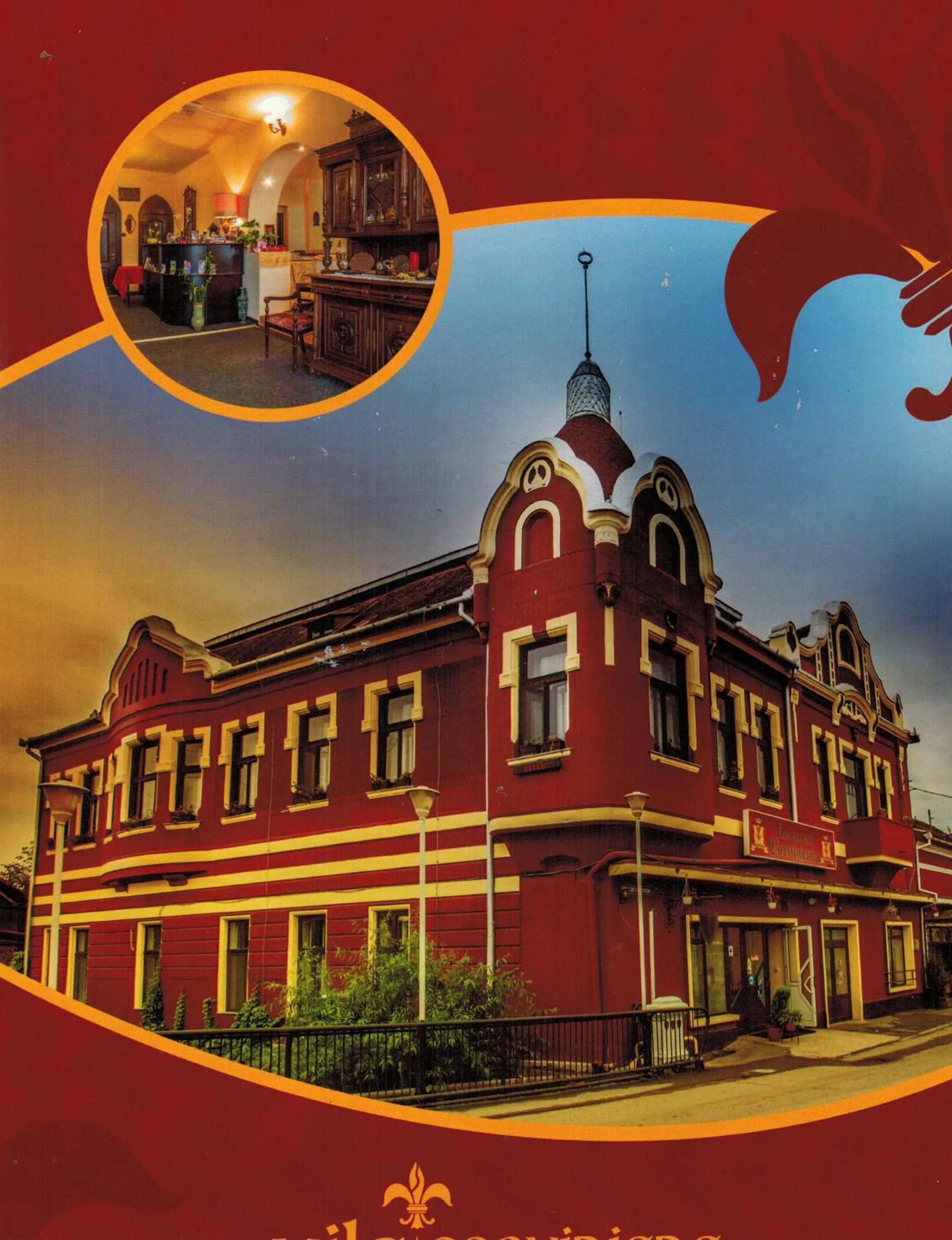 Text overlay in VILA Corviniana