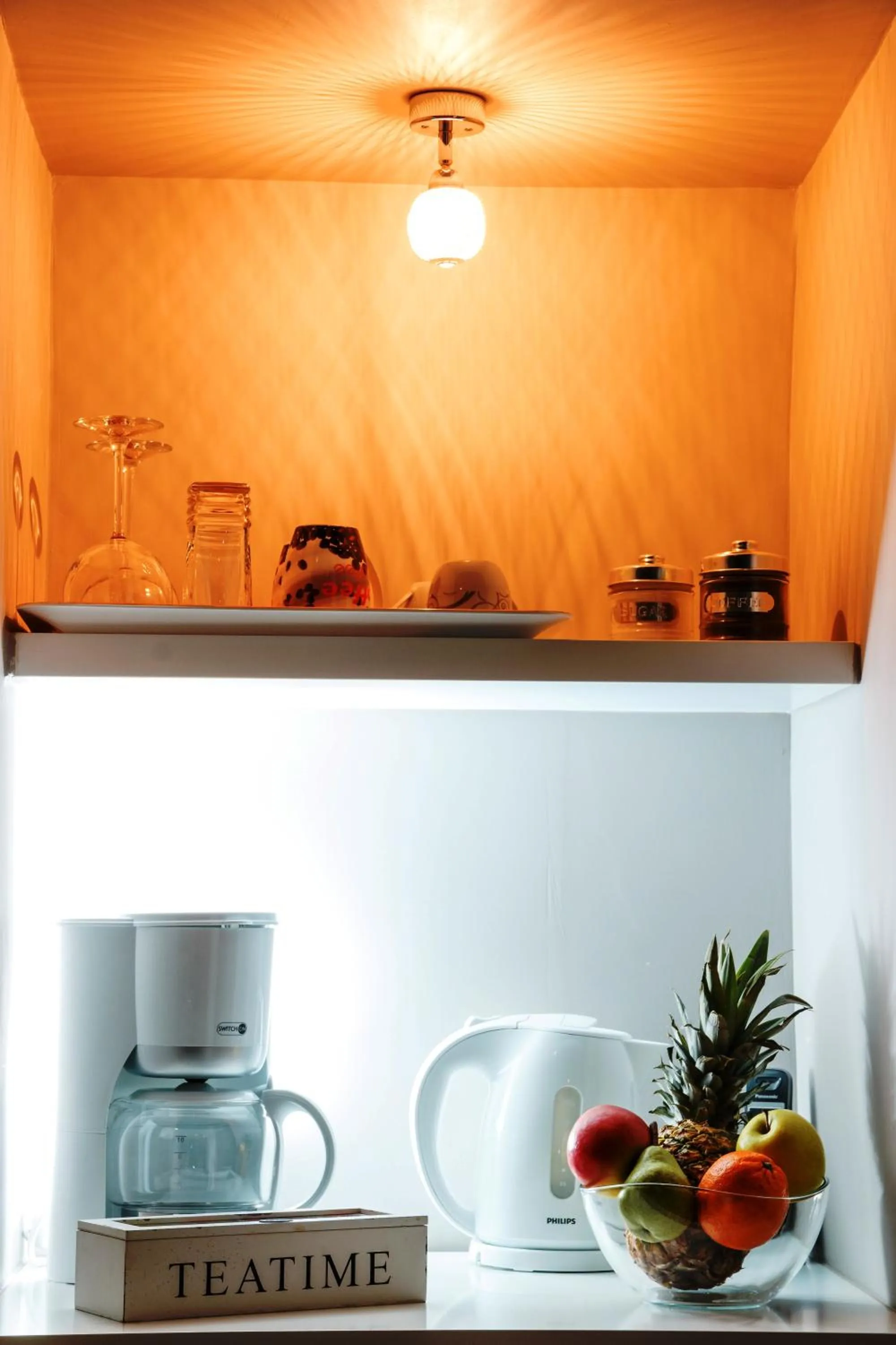 Coffee/tea facilities in Riva Luxury Rooms