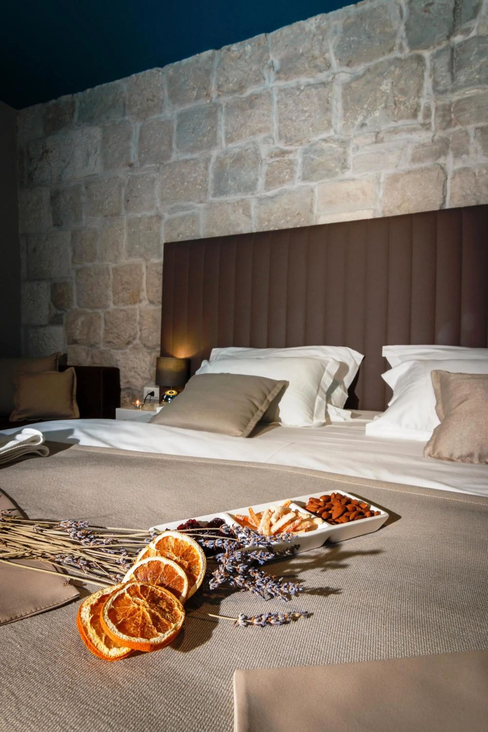 Decorative detail, Bed in Riva Luxury Rooms