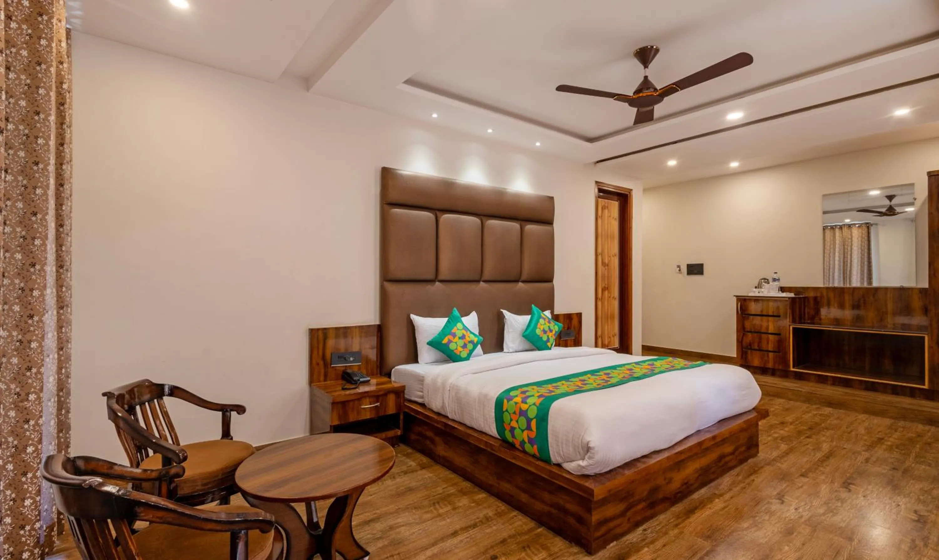 Bedroom, Bed in Treebo Anjukul