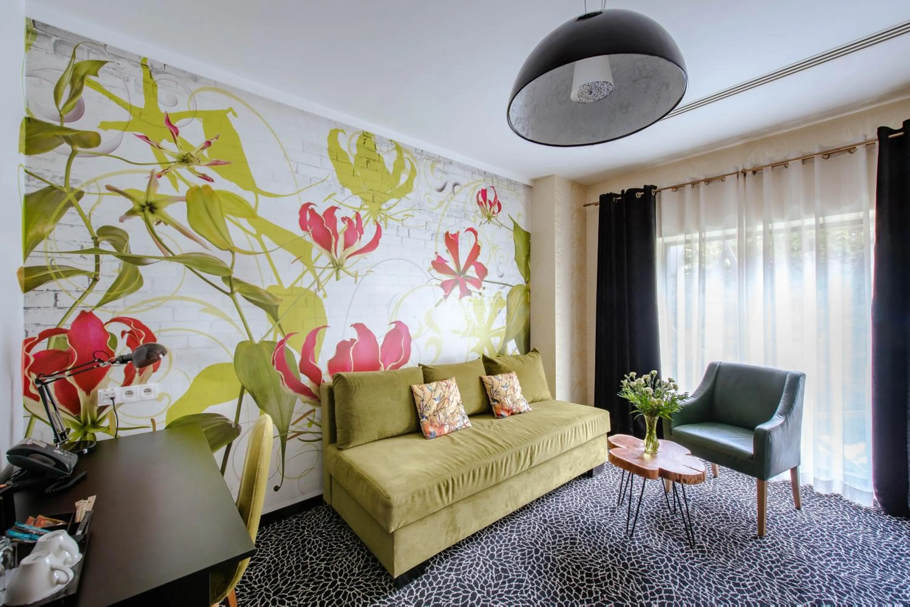 Seating area in Hotel Lenart