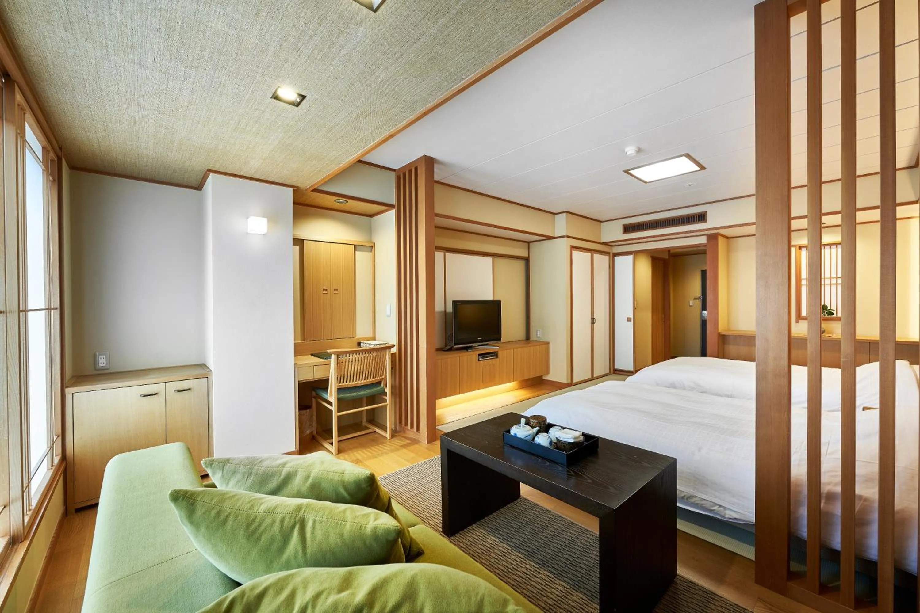 Bed in Tamaya Ryokan