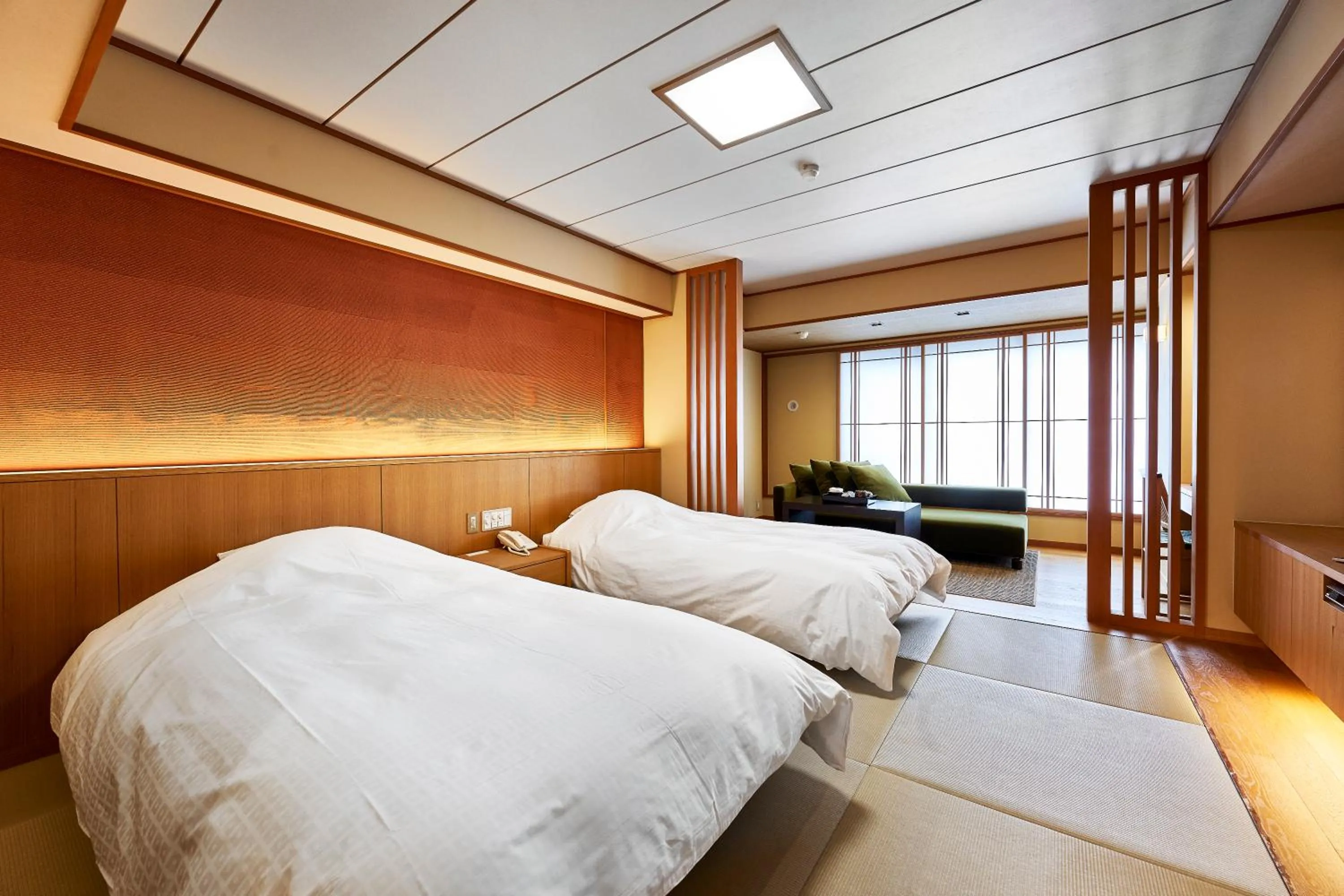 Bed in Tamaya Ryokan