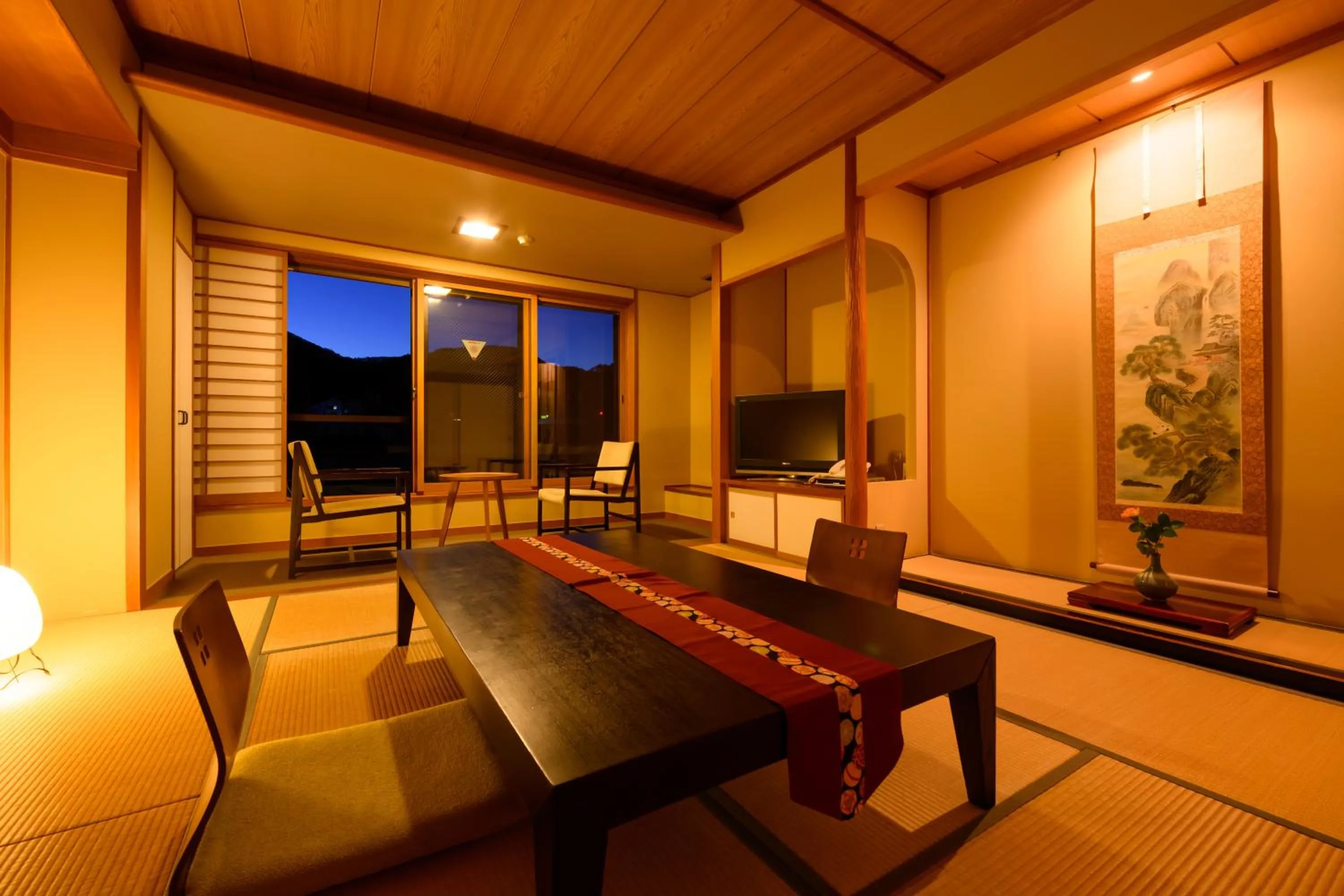 Living room in Tamaya Ryokan