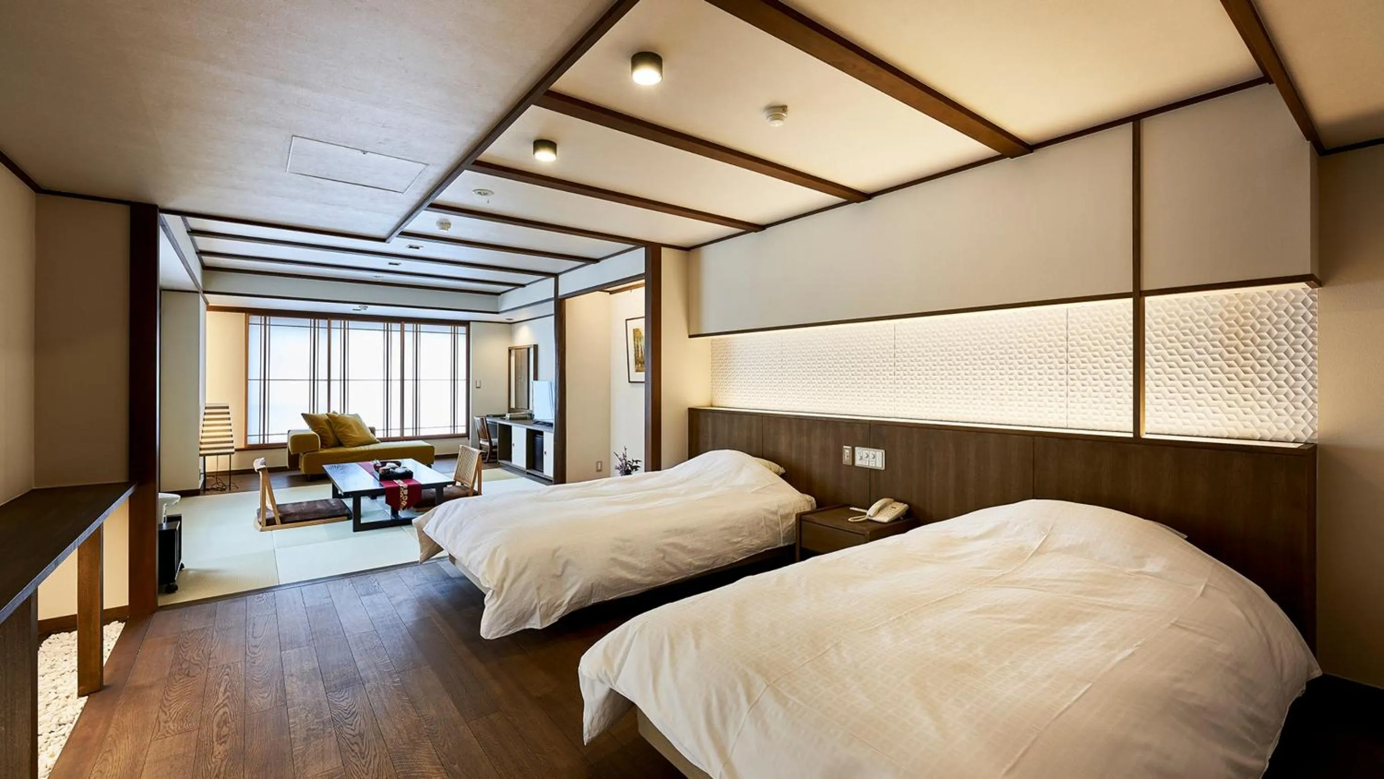 Bed in Tamaya Ryokan