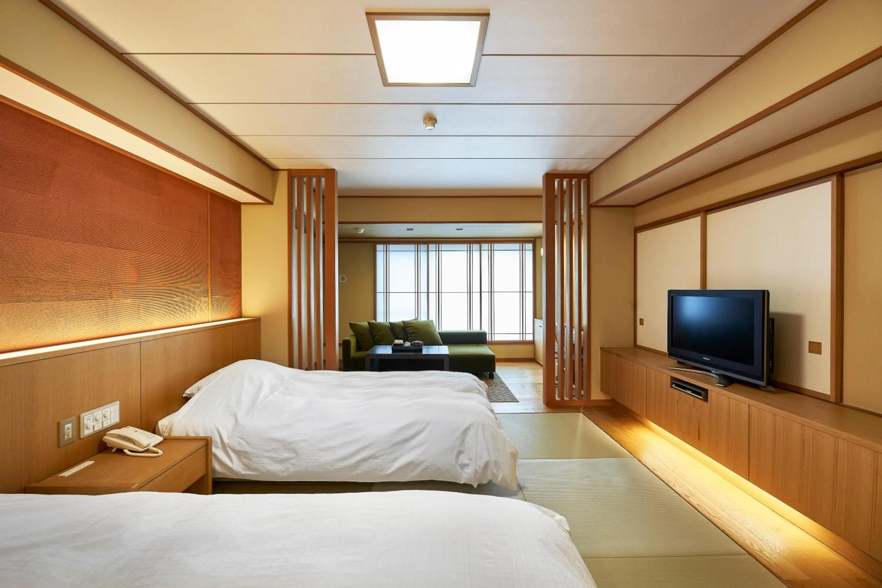 Bed in Tamaya Ryokan