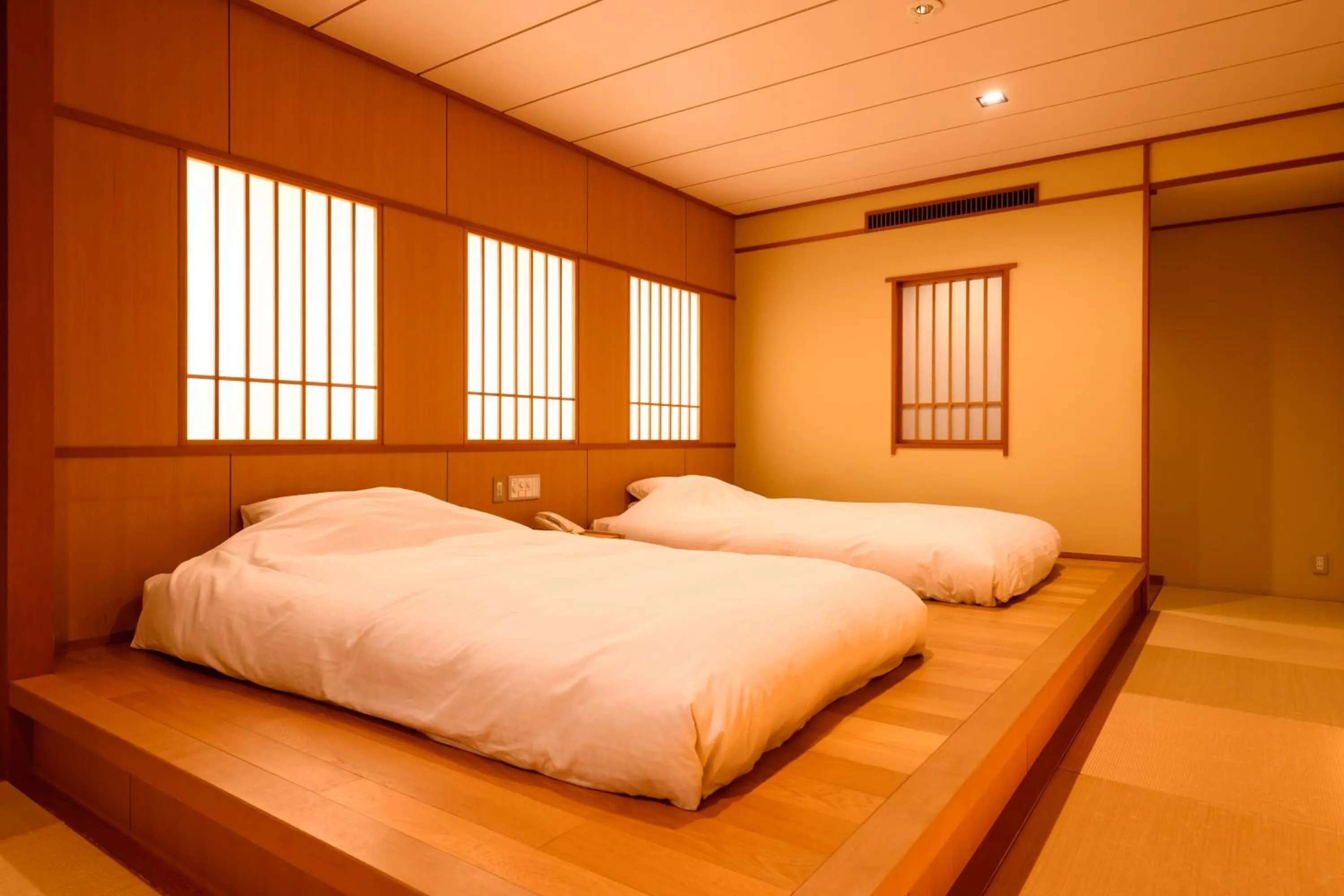 Bed in Tamaya Ryokan