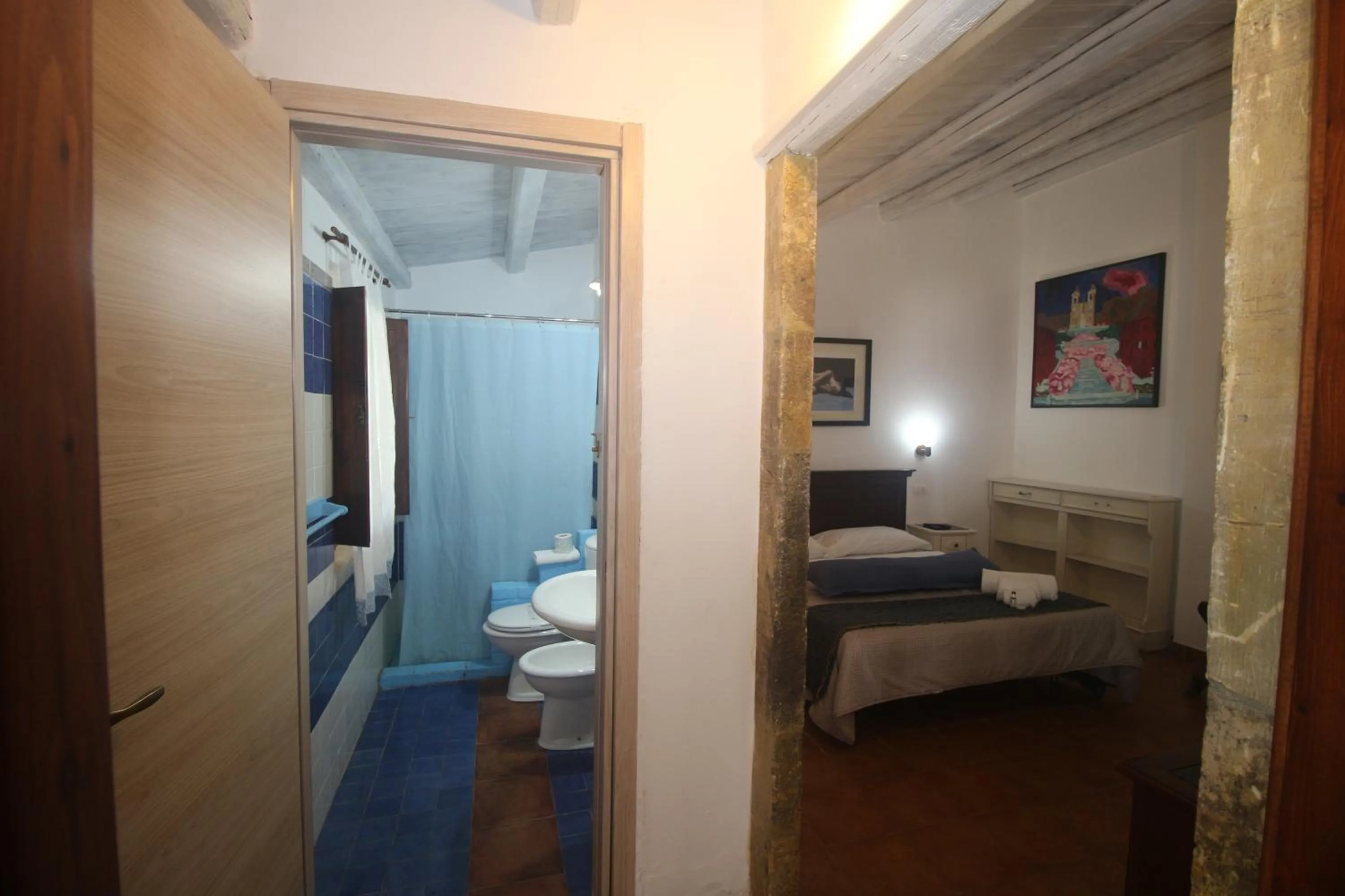 Bed in Aranceto Hotel