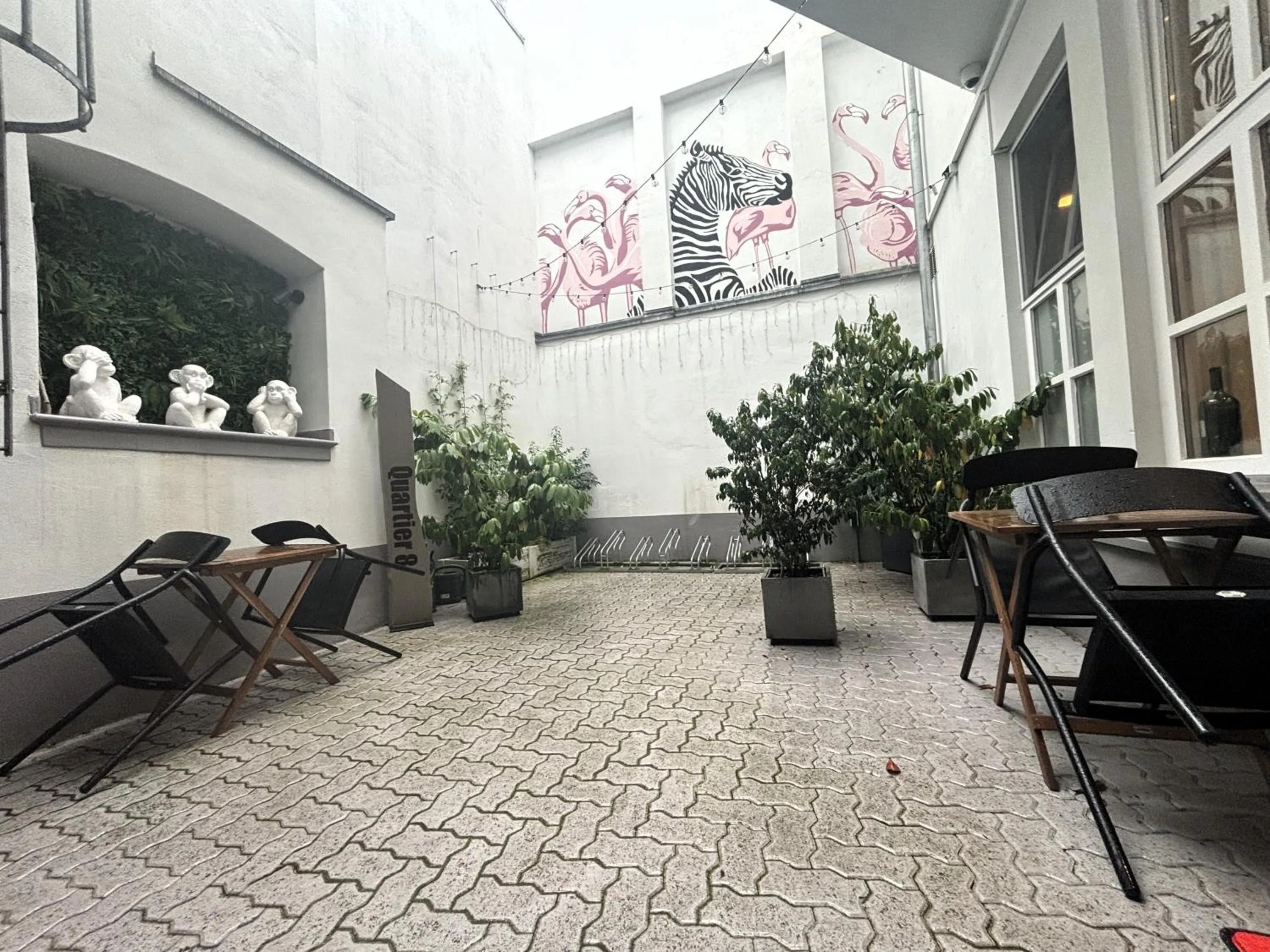 Balcony/Terrace in Simplex Stays Hotel Quartier 8 - Digital Access