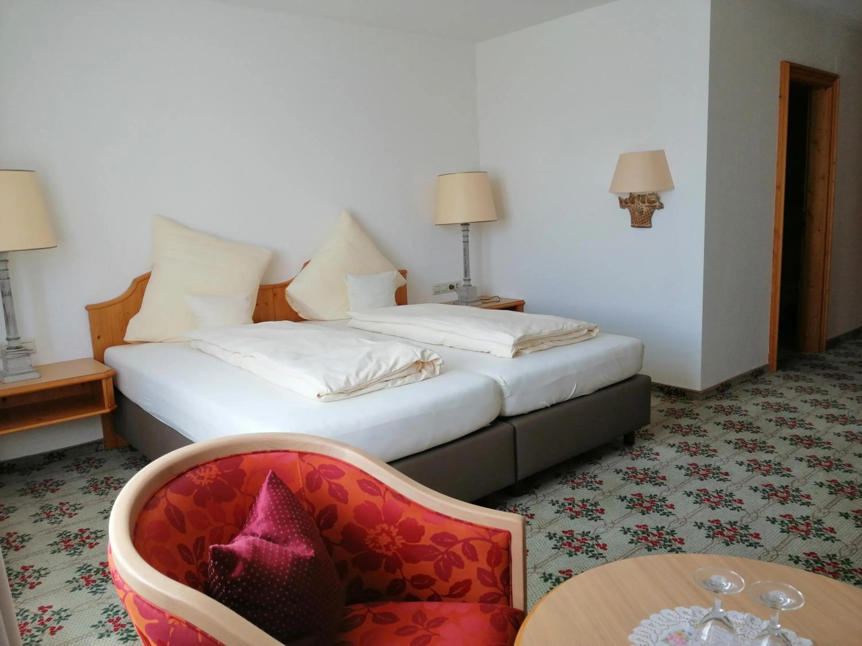 Bed in Landhotel Reckenberg