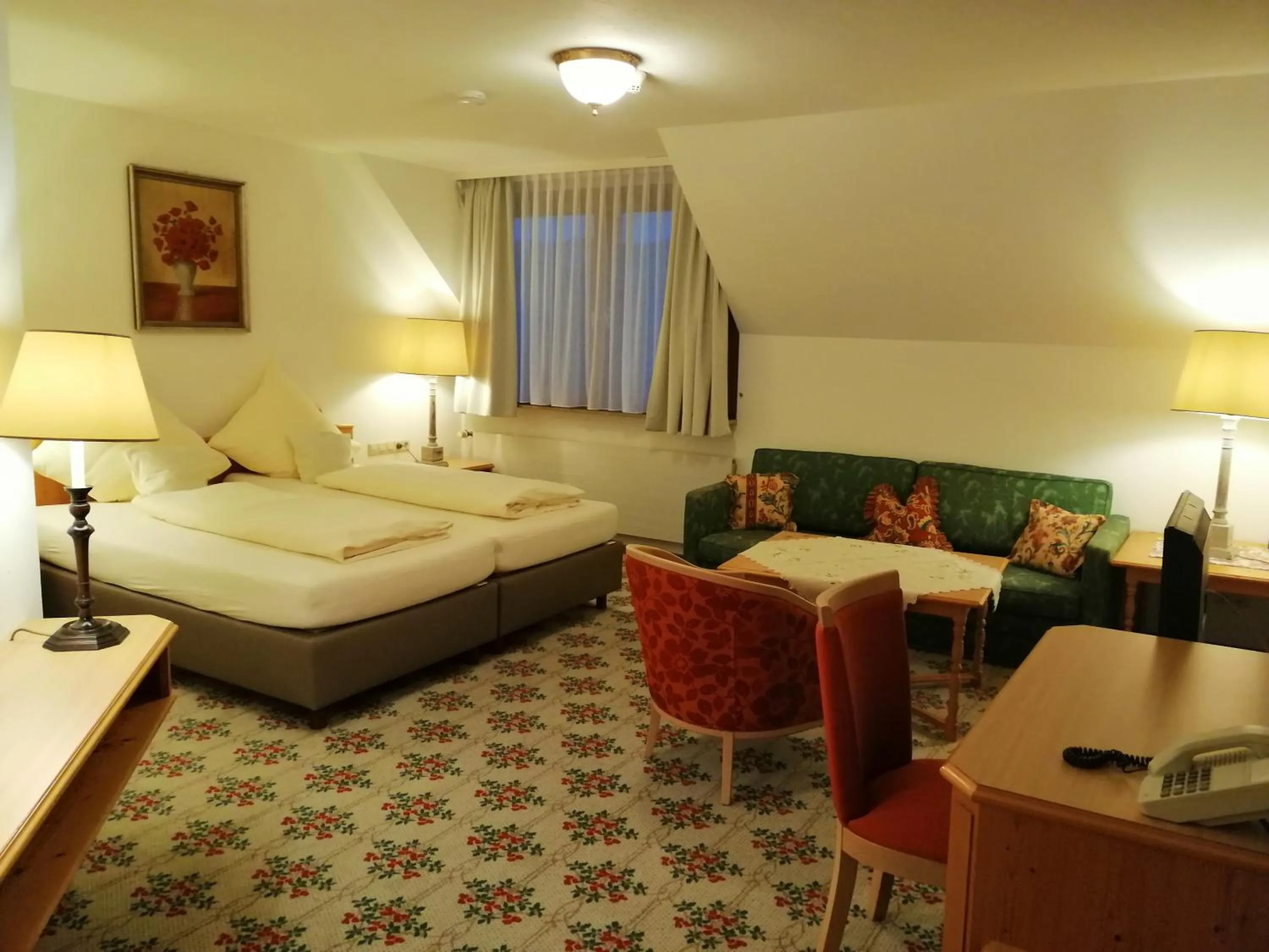 Bed in Landhotel Reckenberg