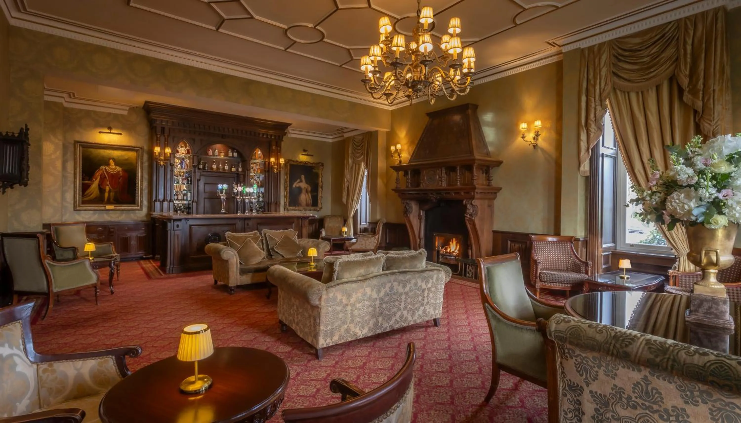Lounge or bar in Kilronan Castle Hotel & Spa