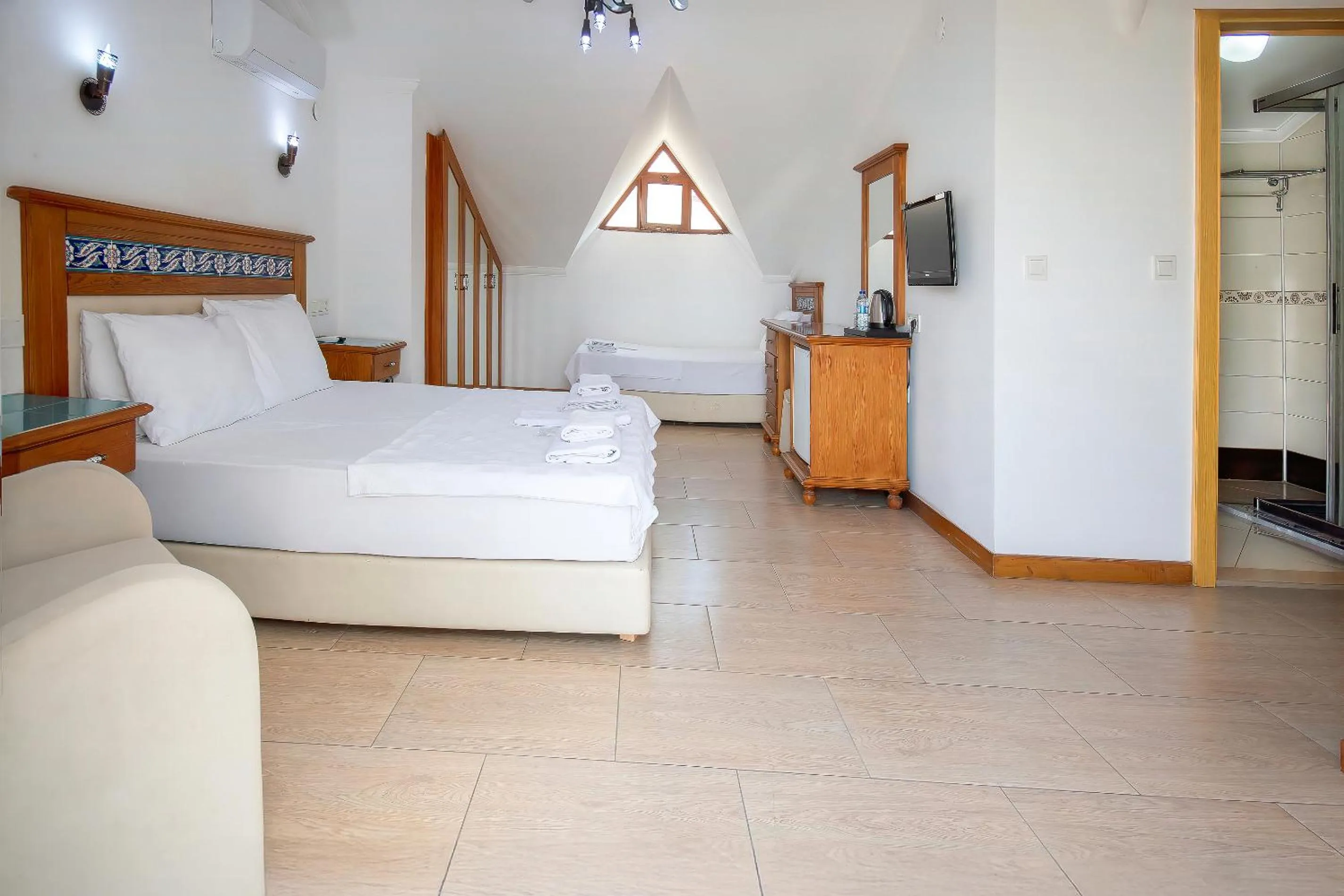 Bed in Datca Kilic Hotel