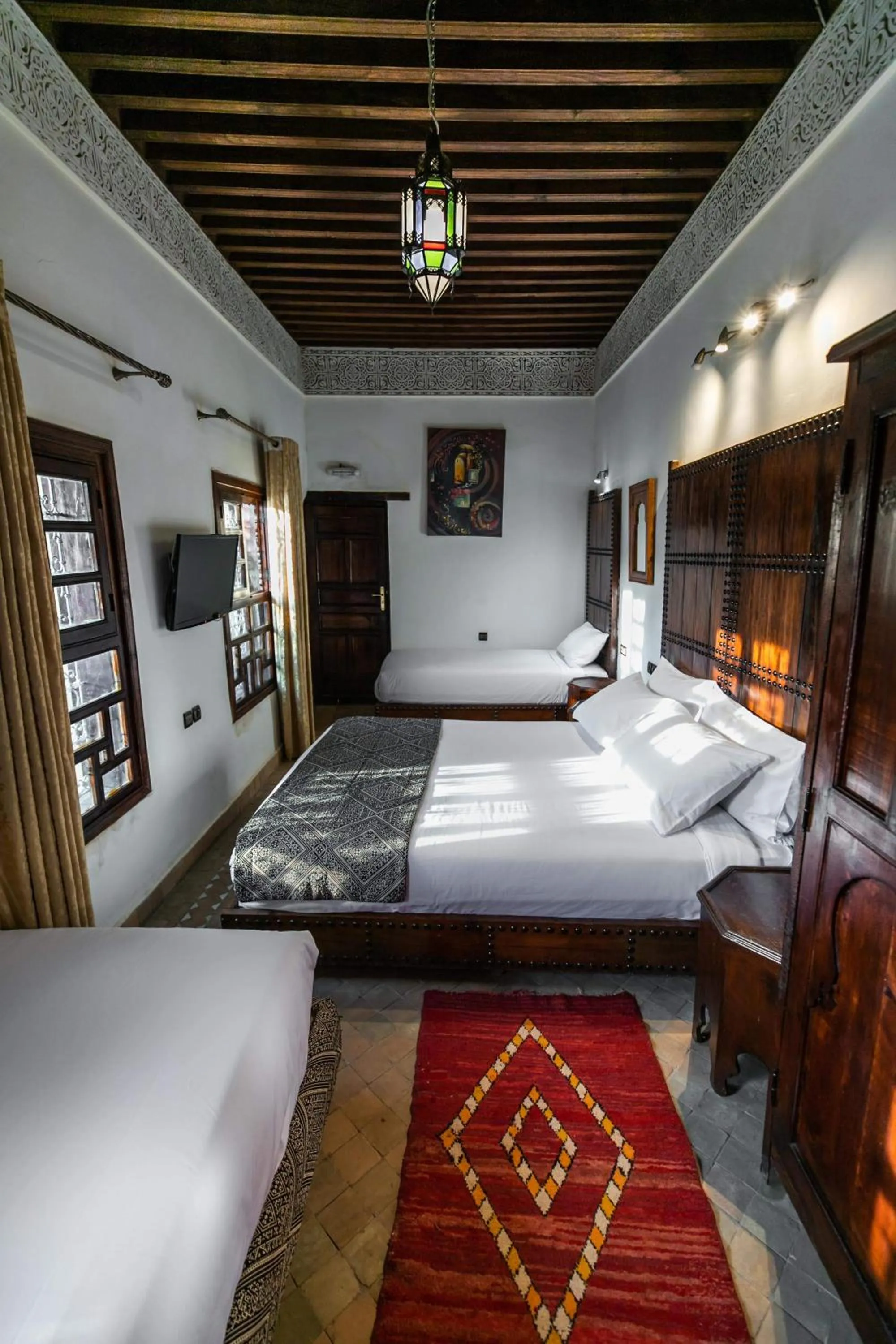 Photo of the whole room, Bed in Riad Fes Aicha & SPA