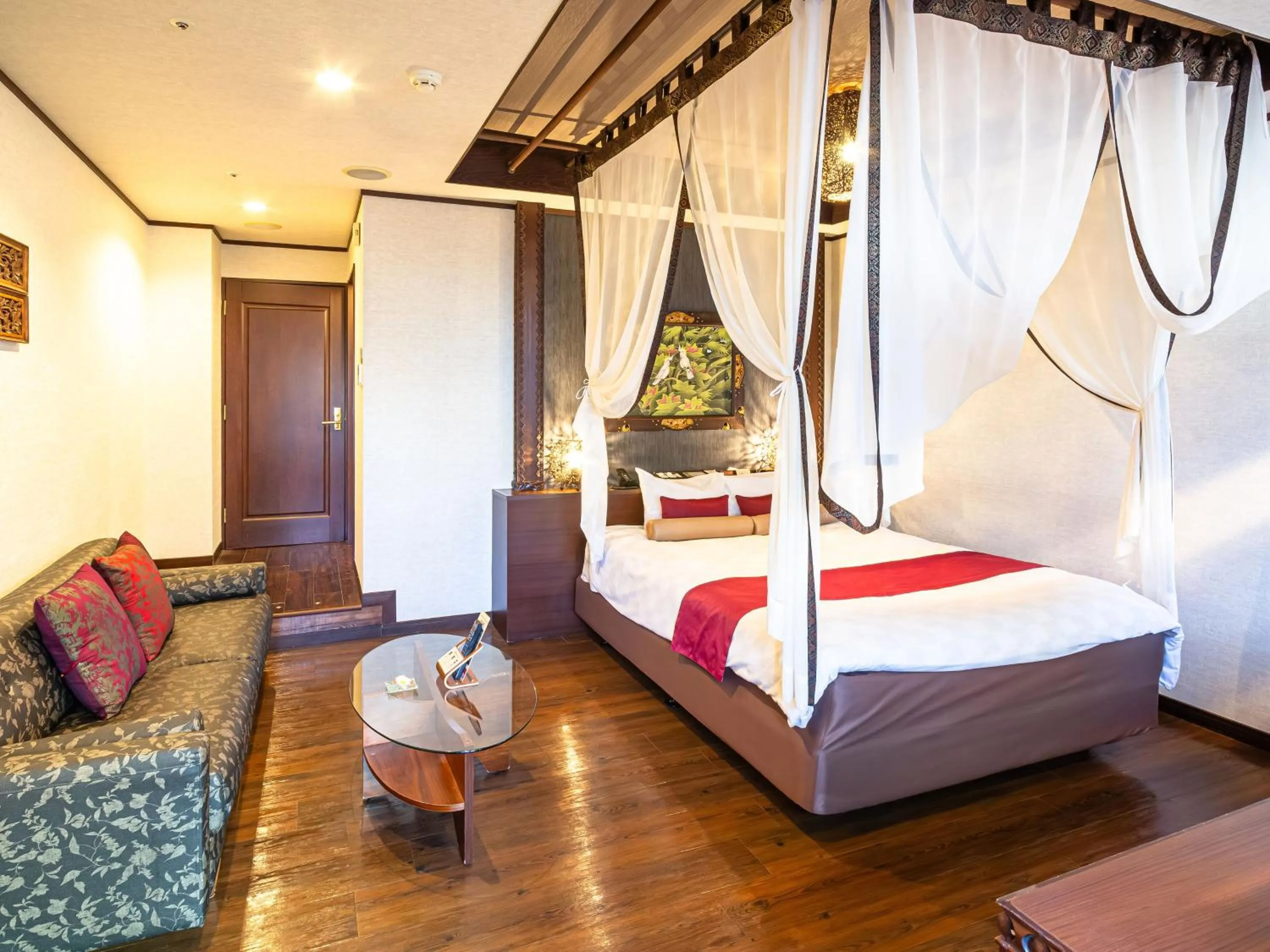 Bedroom, Bed in Hotel Balian Resort Shinjuku Honten