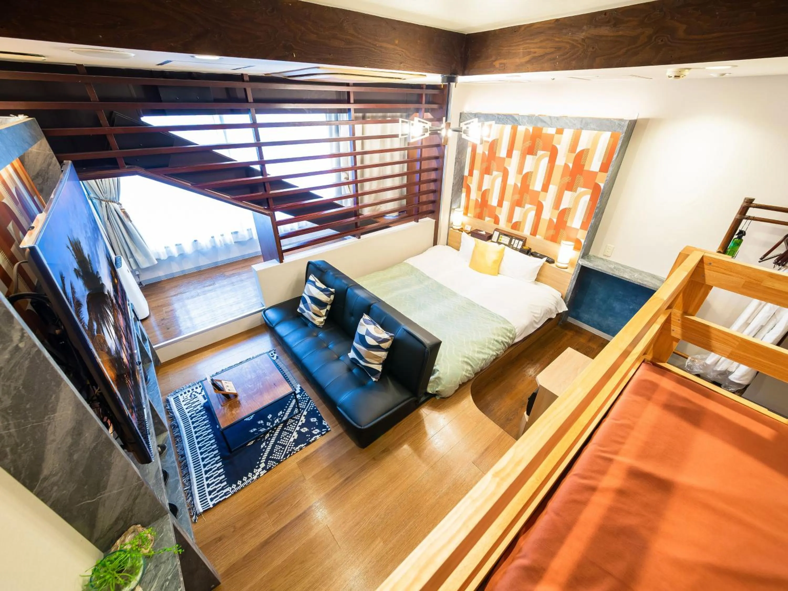 Bedroom, Bed in Hotel Balian Resort Shinjuku Honten