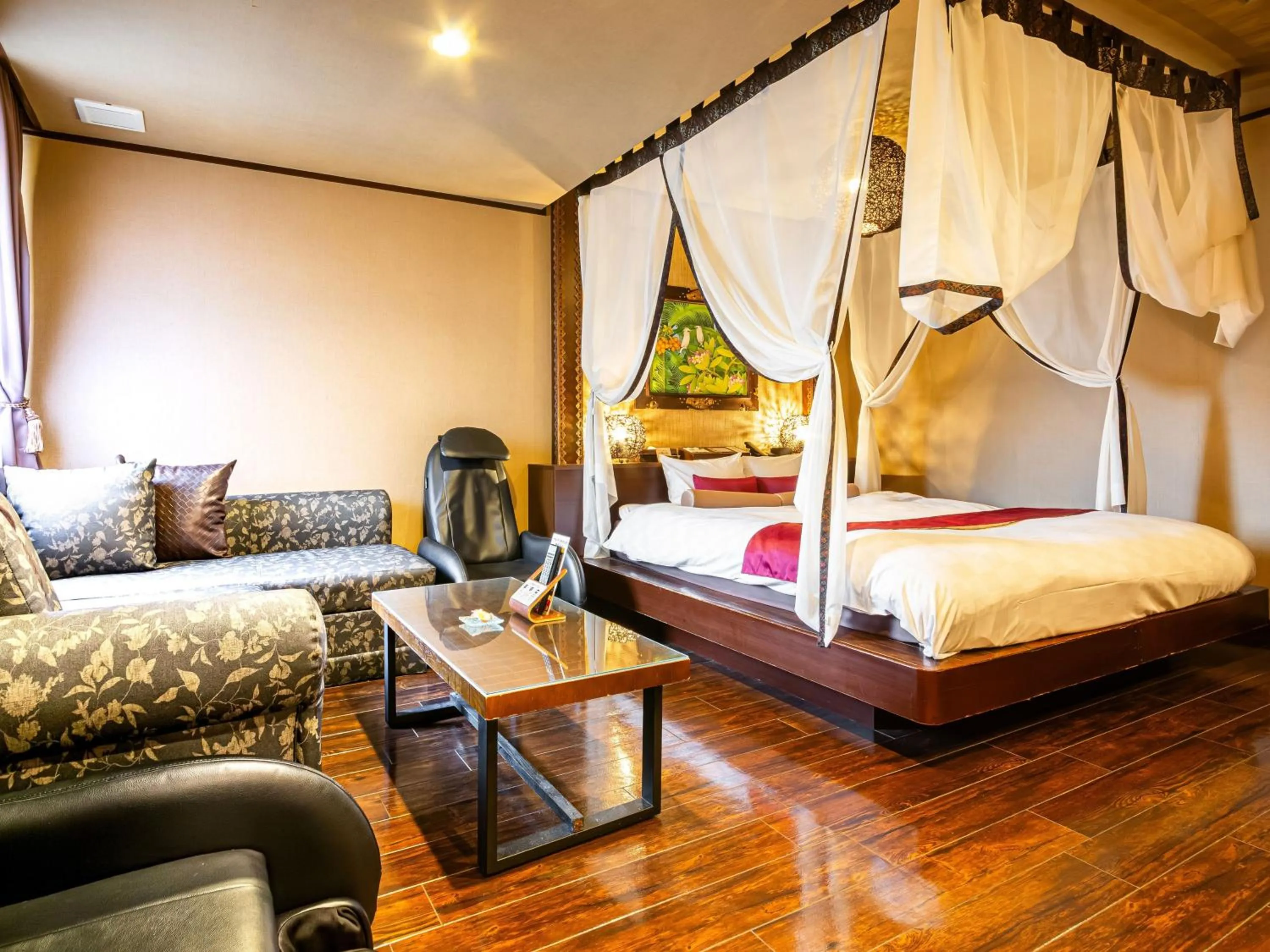 Bedroom, Bed in Hotel Balian Resort Shinjuku Honten