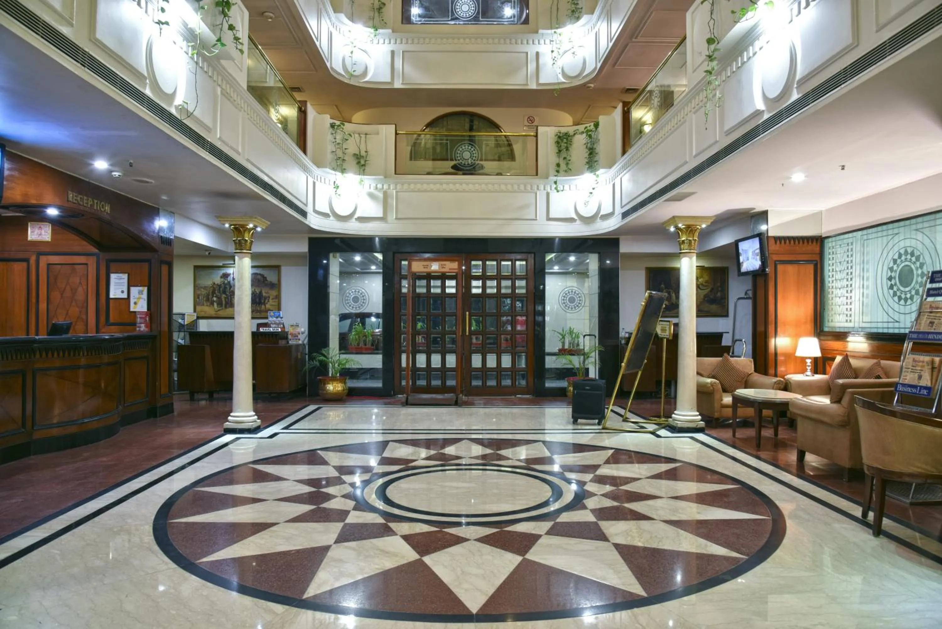 Lobby or reception in Quality Inn Residency