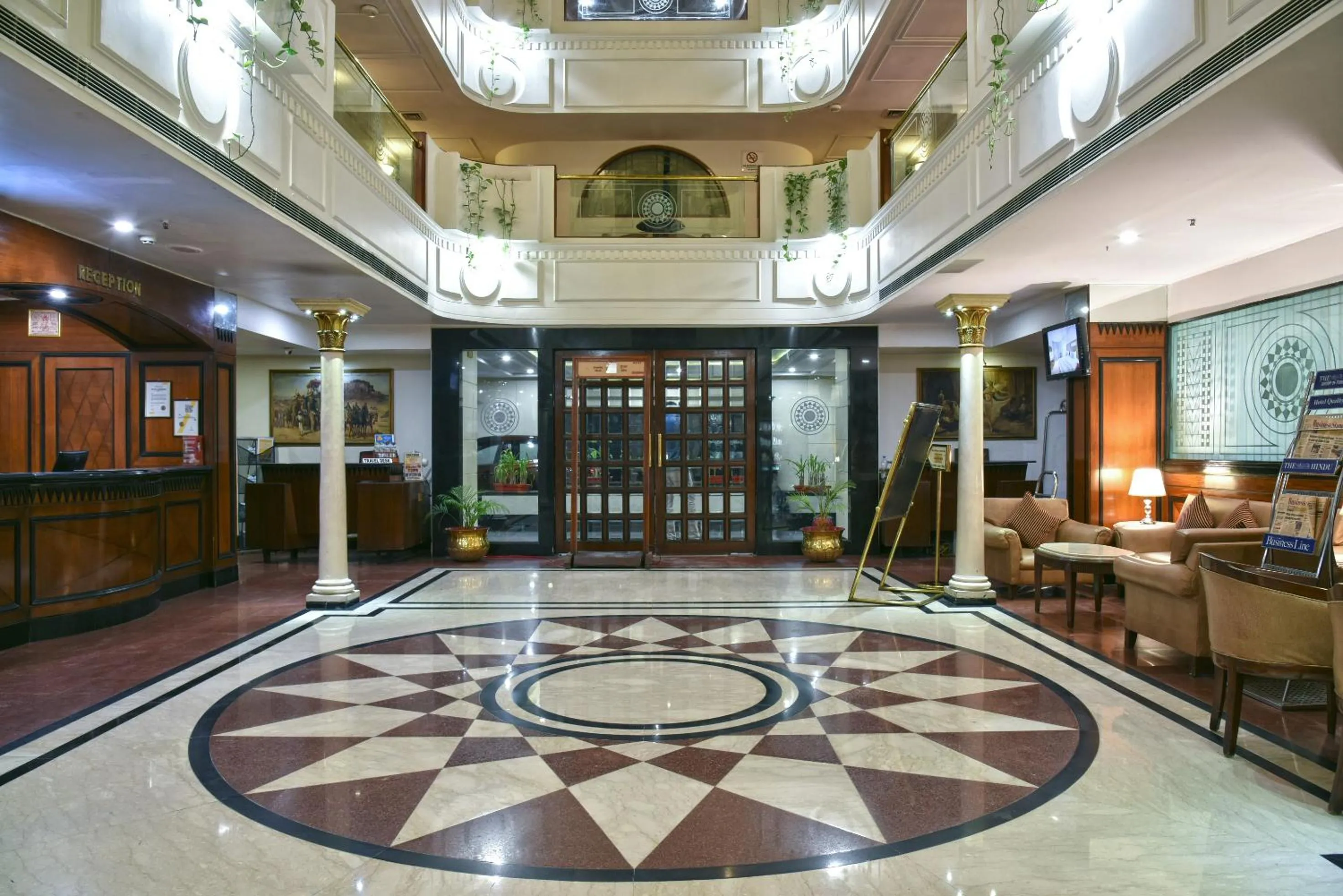 Lobby or reception in Quality Inn Residency