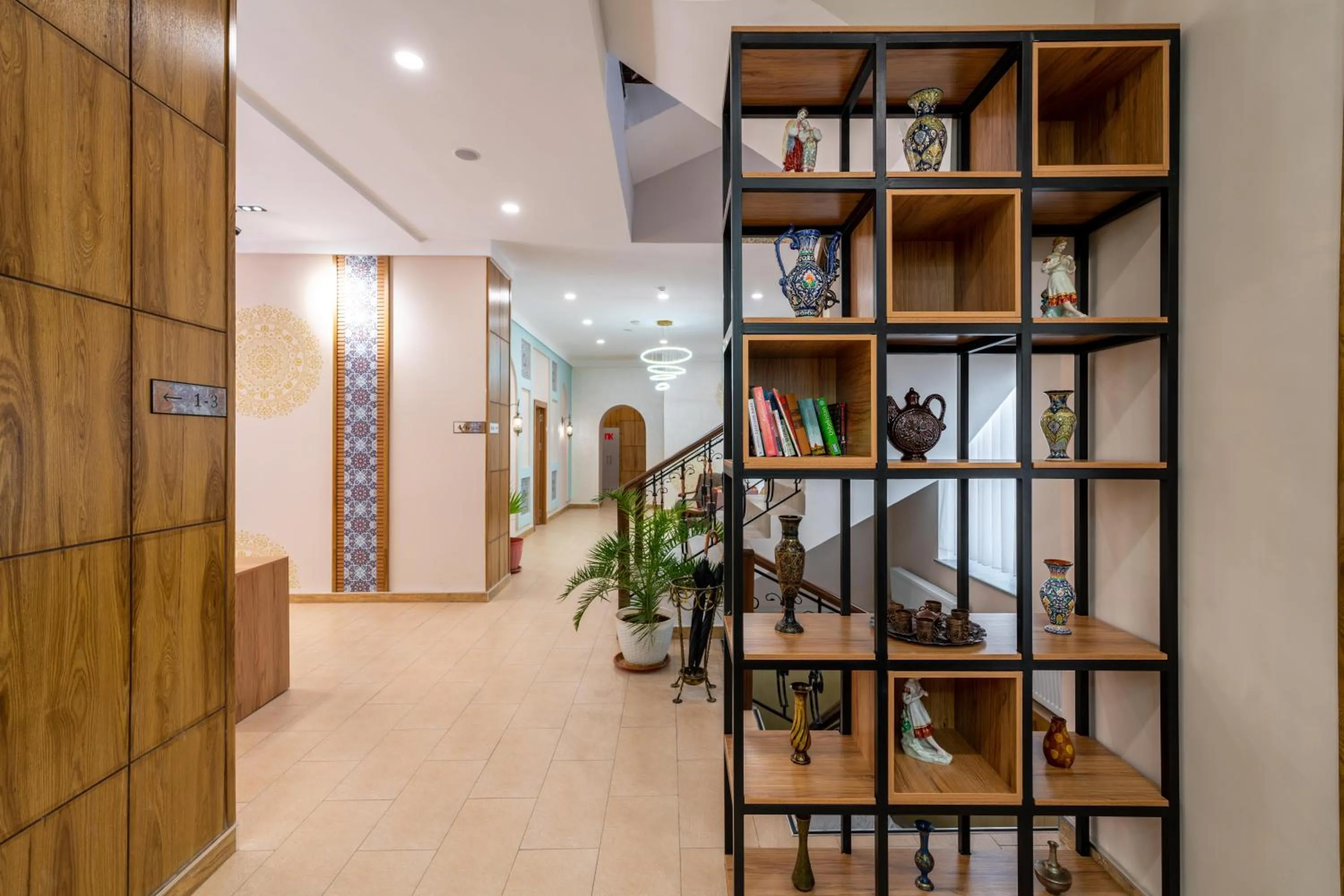 Library in Hotel Malika Bukhara