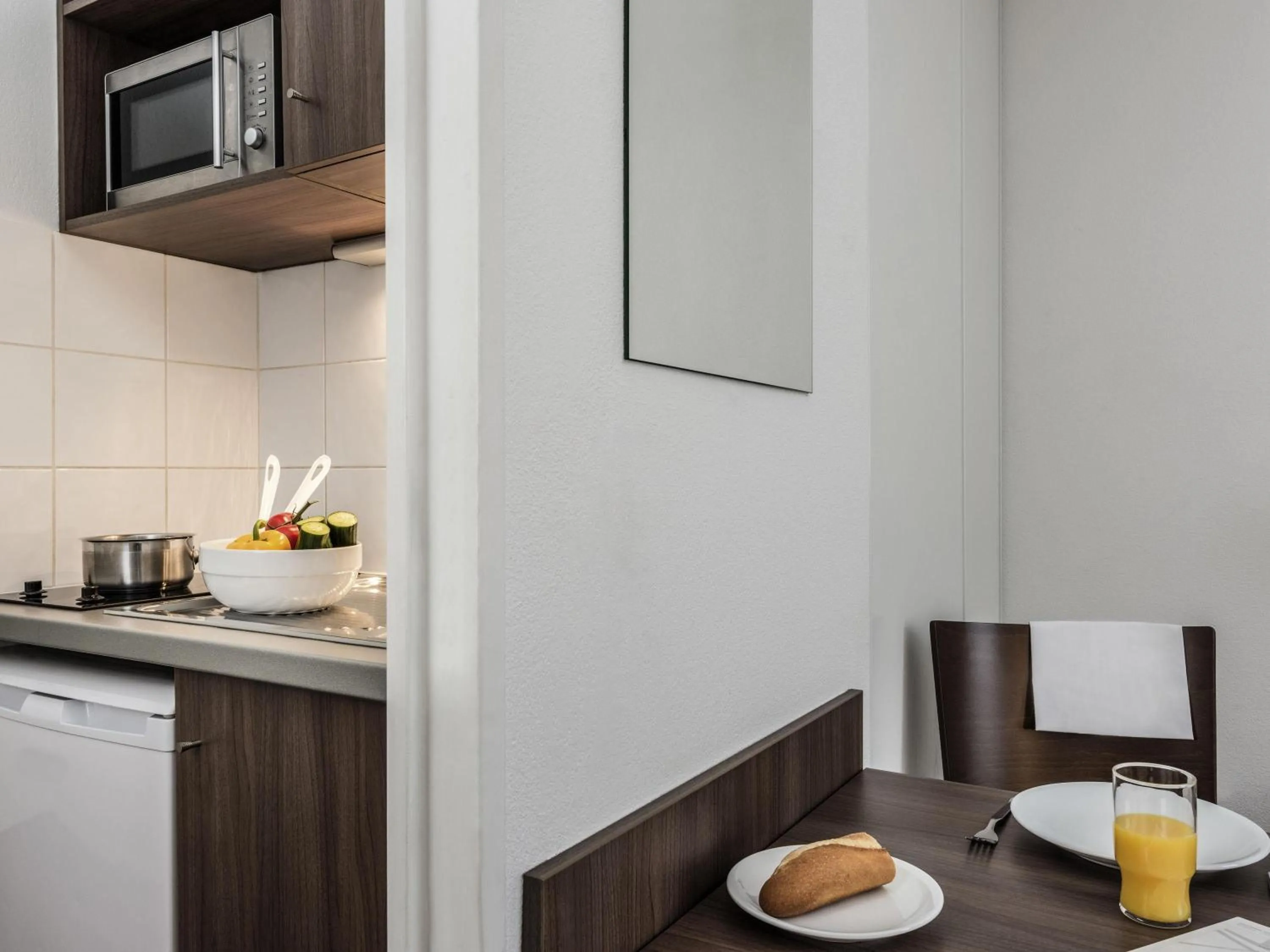 Bedroom in Aparthotel Adagio Access Paris Quai d'Ivry