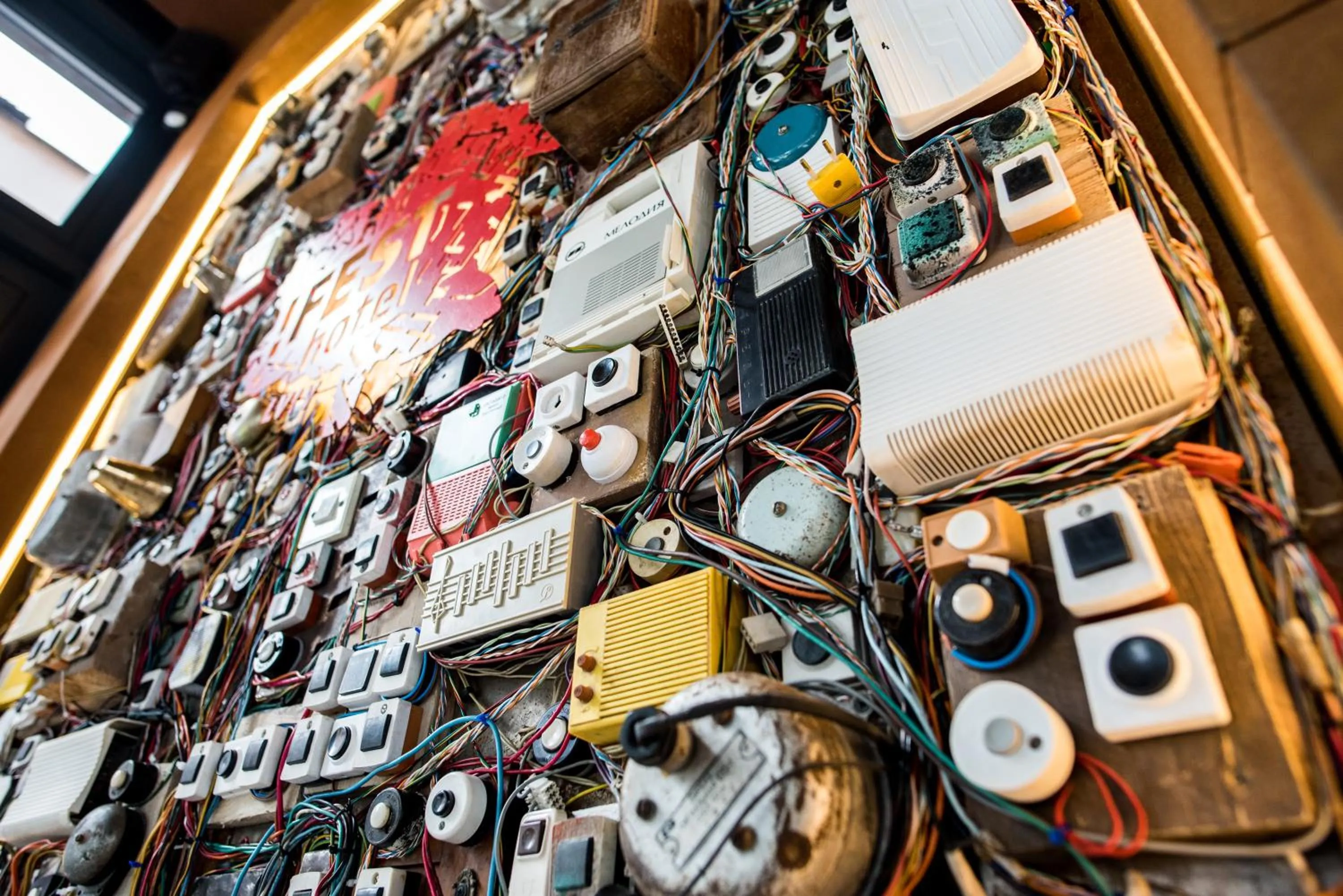 Decorative detail in !FEST Hotel