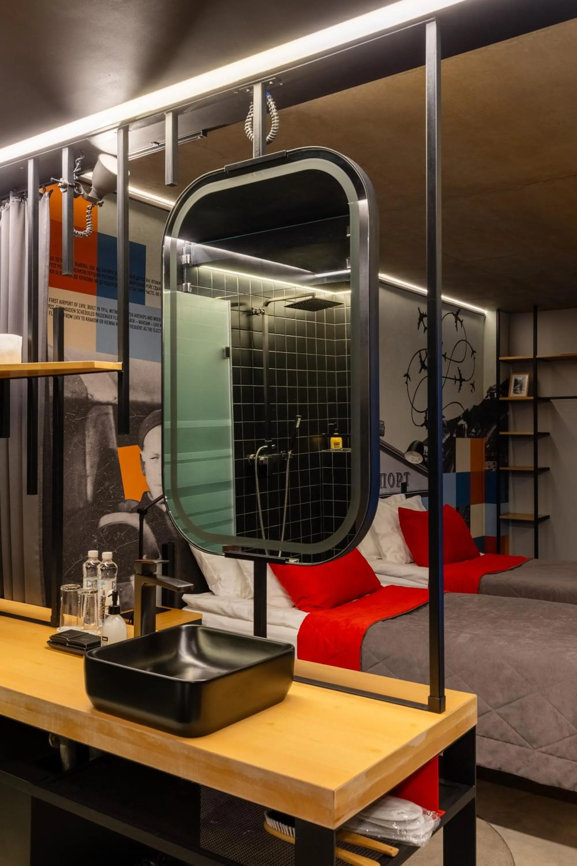 Shower in !FEST Hotel