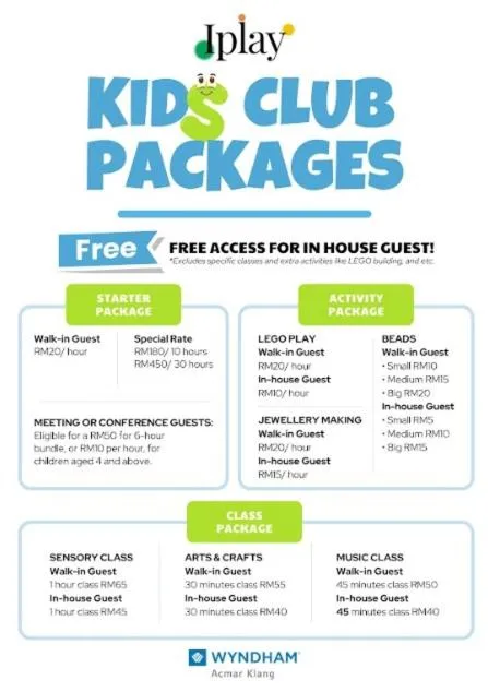 Kids's club in Wyndham Acmar Klang