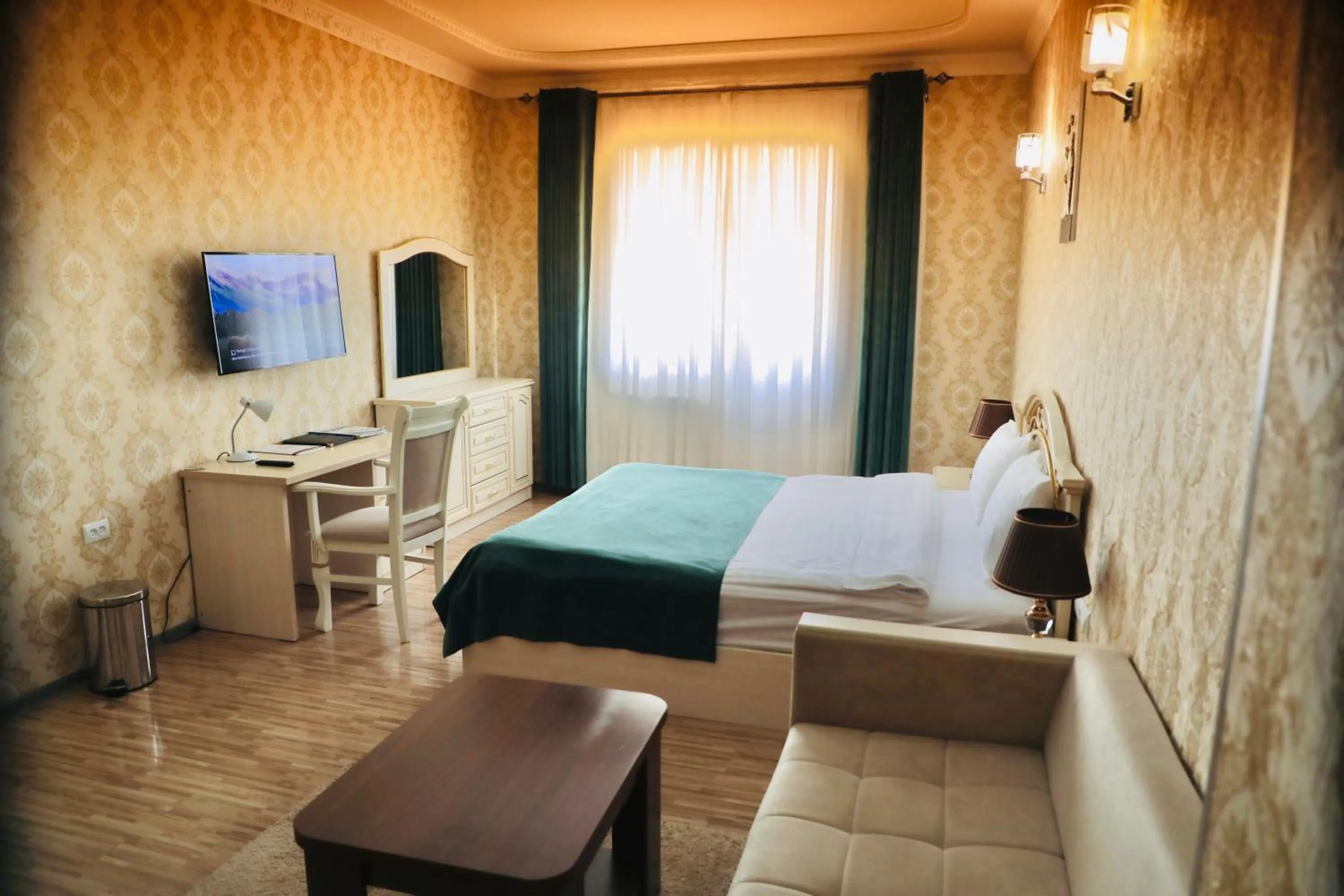 Bed in GRAND HOTEL SOGDIANA