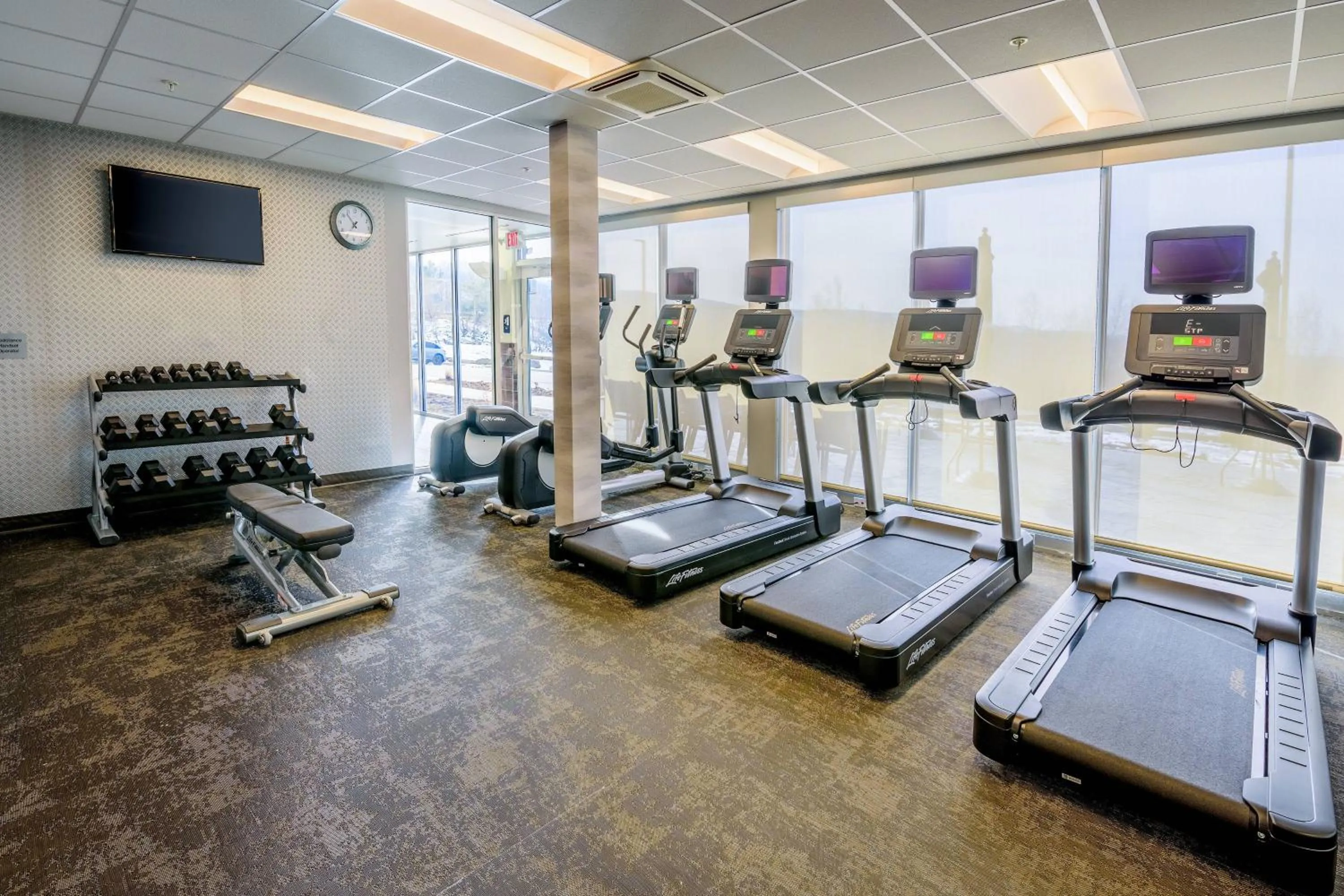 Fitness centre/facilities in Fairfield Inn & Suites Scranton Montage Mountain