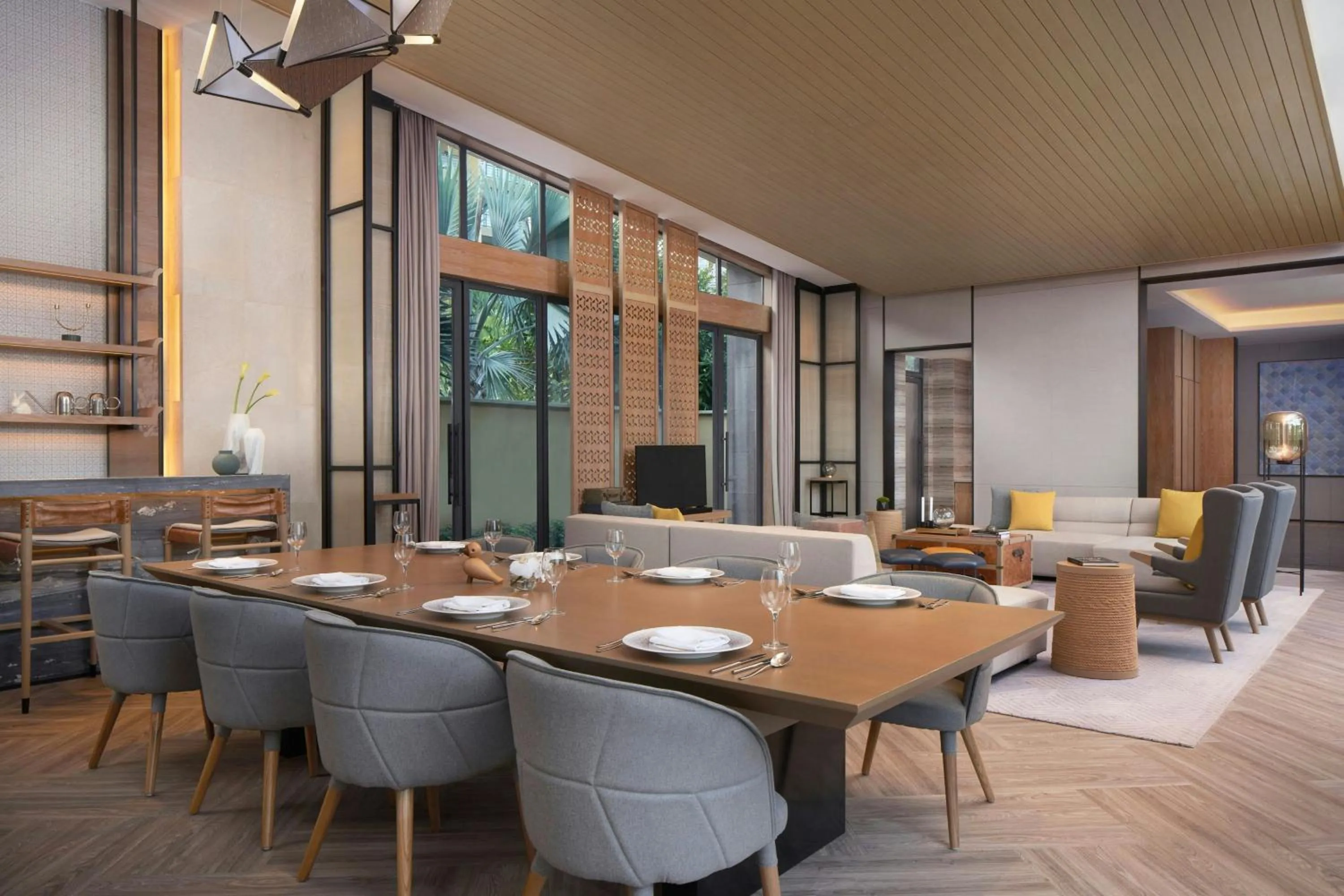 Living room in Renaissance Xiamen Hotel