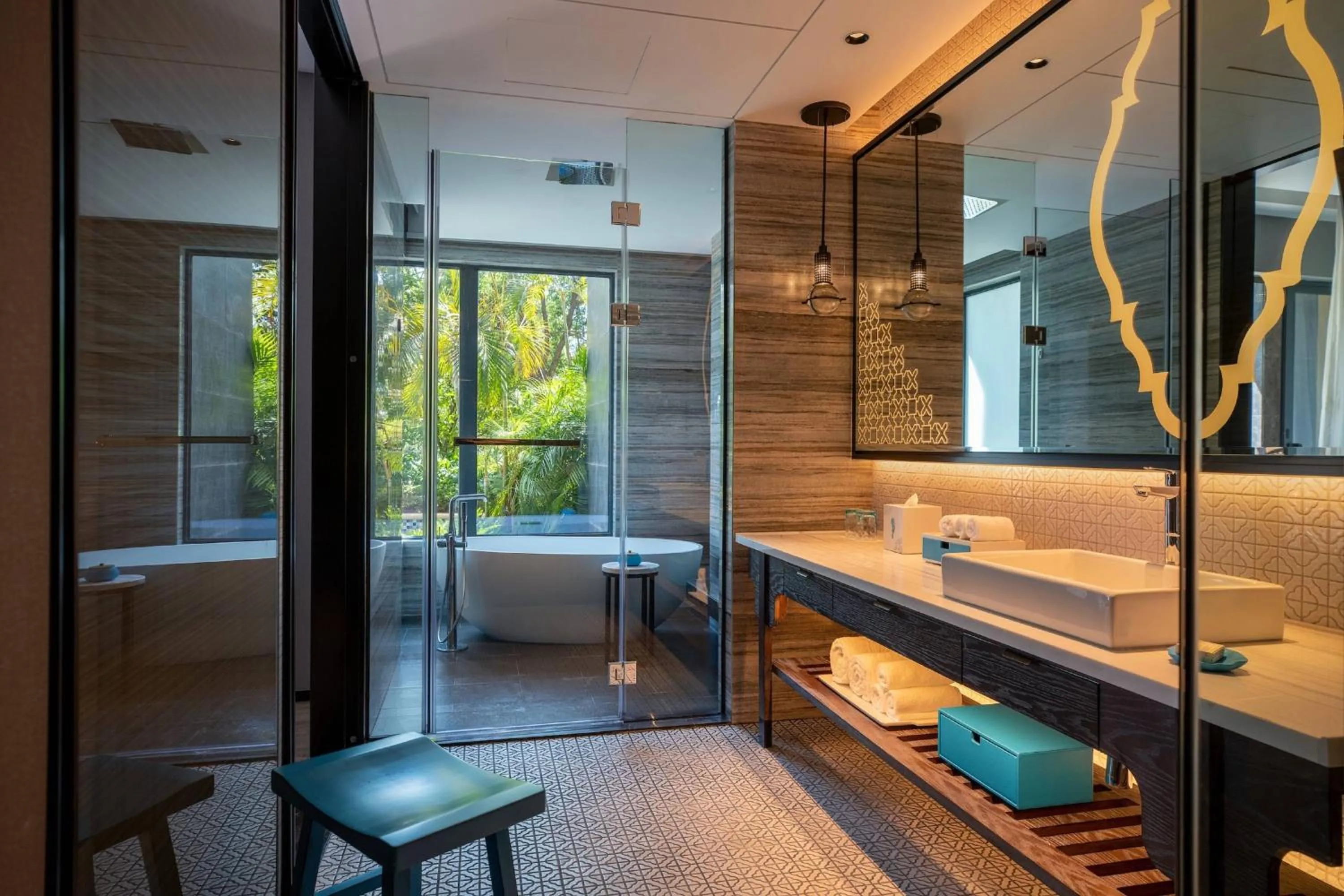 Bathroom in Renaissance Xiamen Hotel