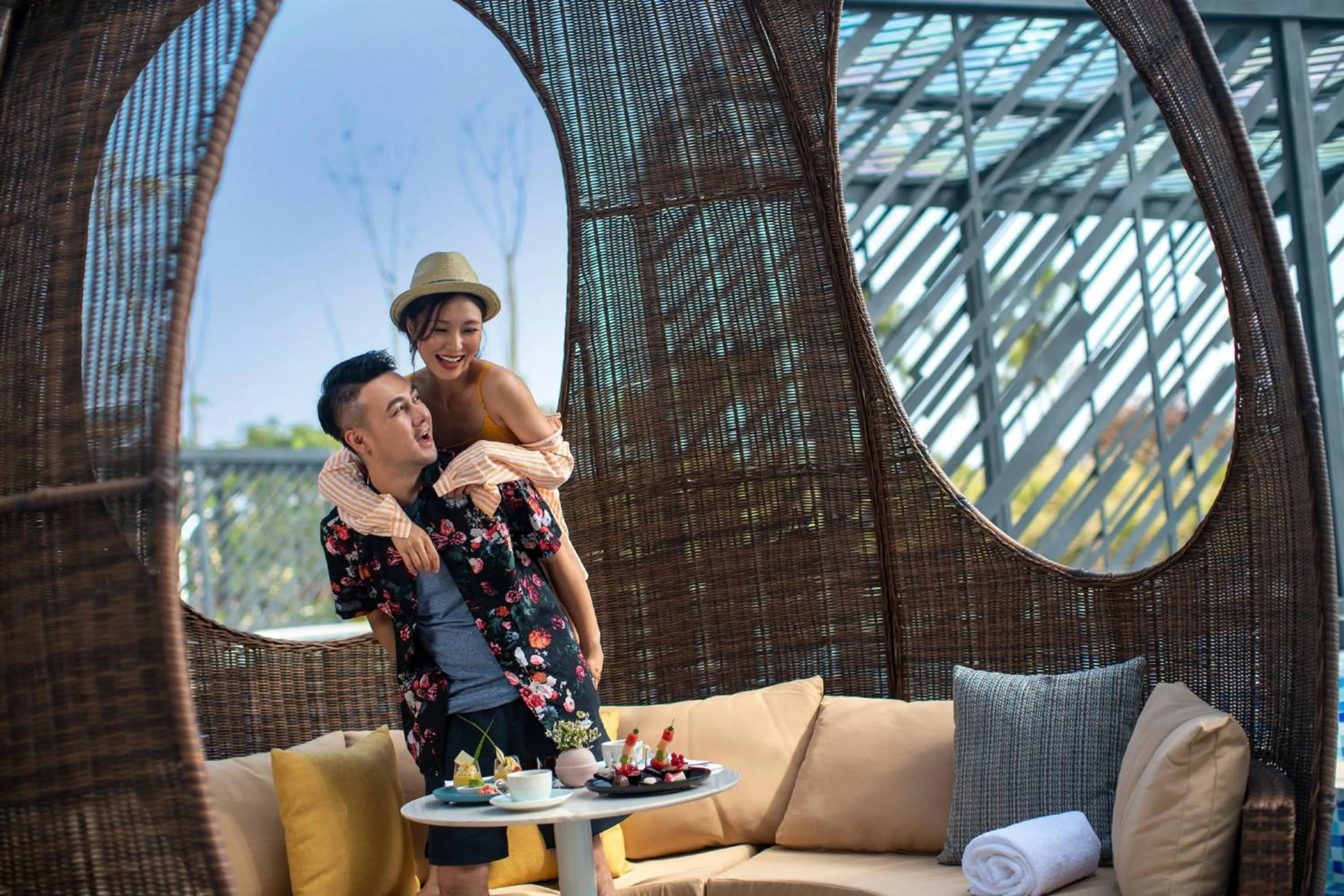 Swimming pool in Renaissance Xiamen Hotel