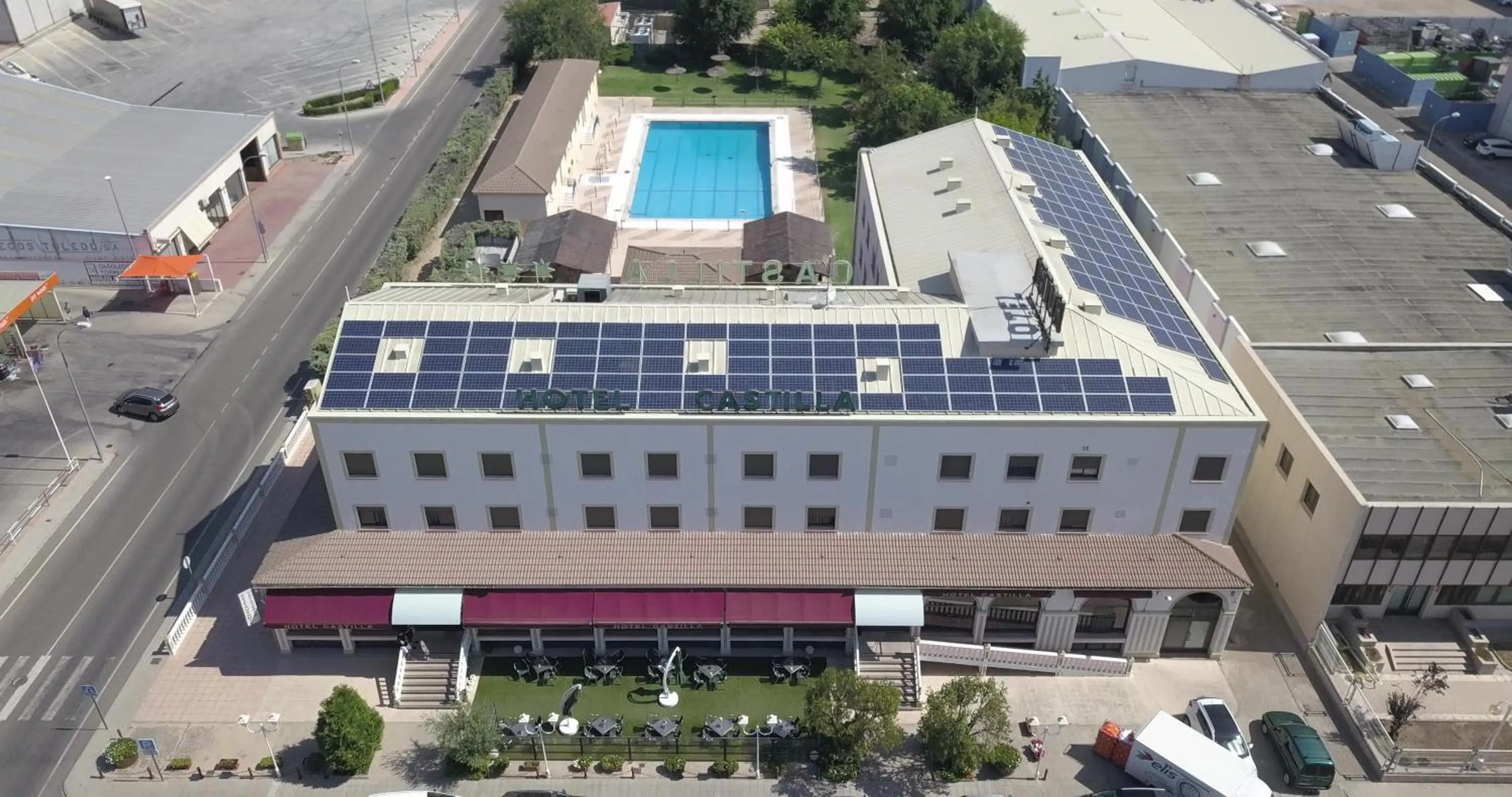 Patio in Hotel Castilla Torrijos