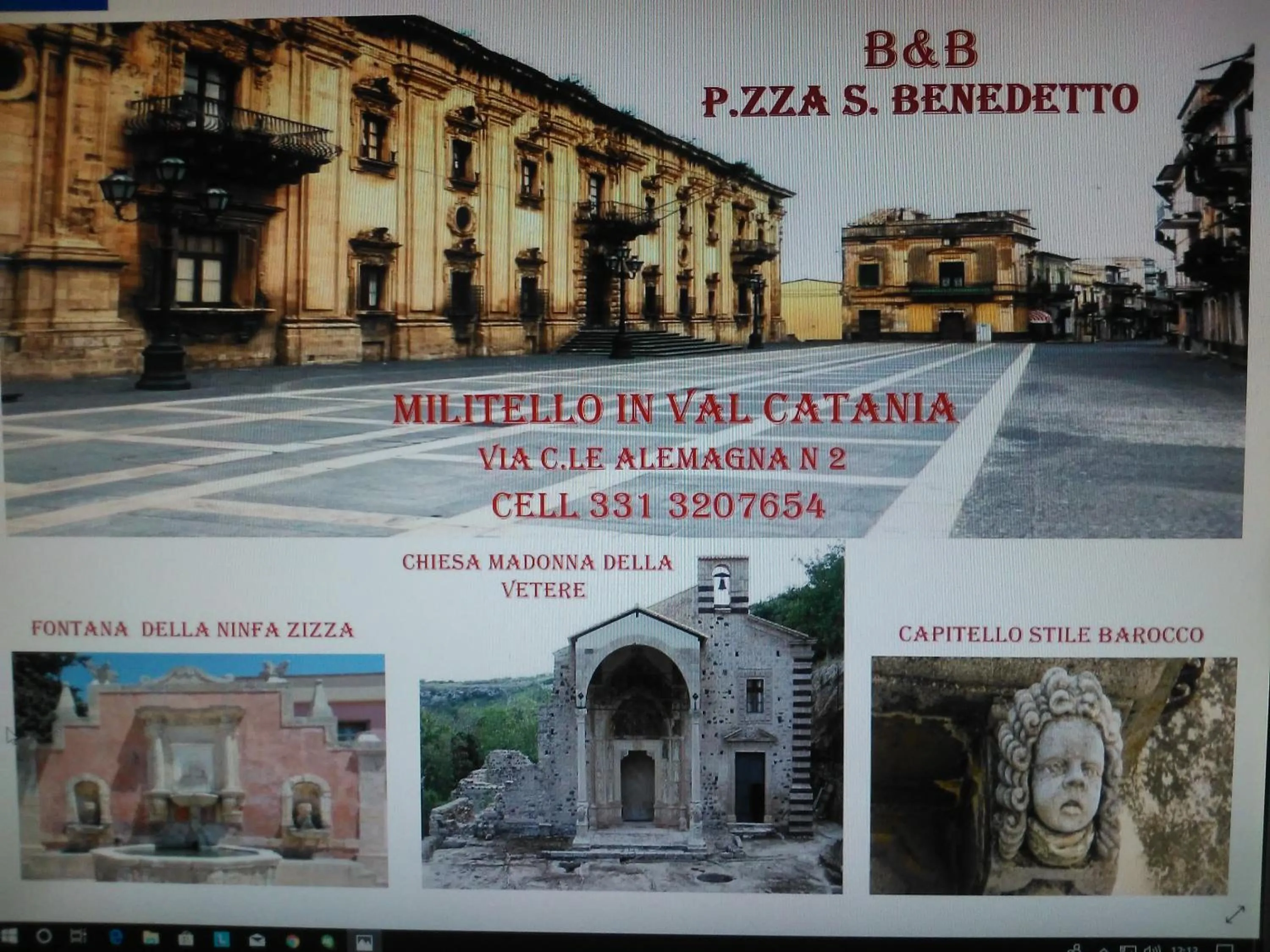 Property building in B&B Piazza San Benedetto